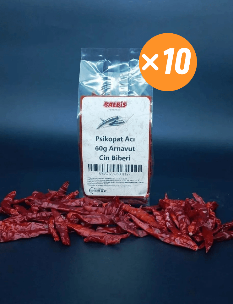 🌶️ Psikopat Acı Arnavut Cin Biberi