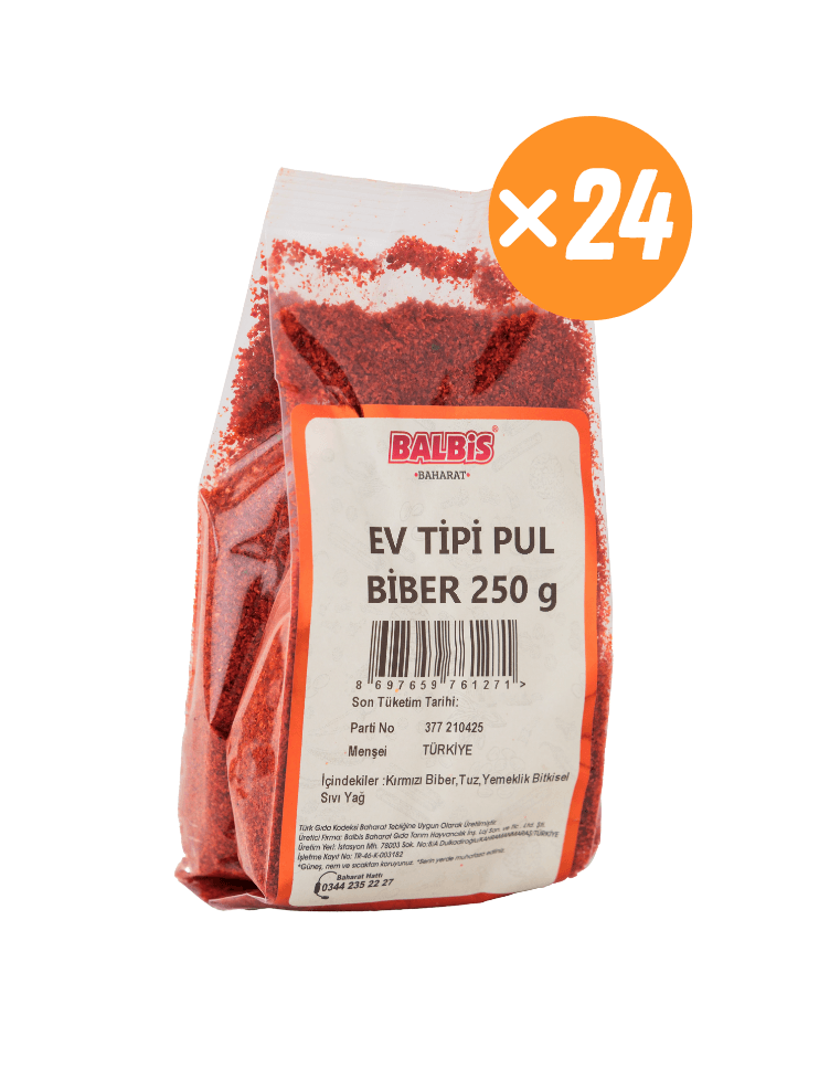 🌶️ Kırmızı Acı Ev Tipi Pul Biber