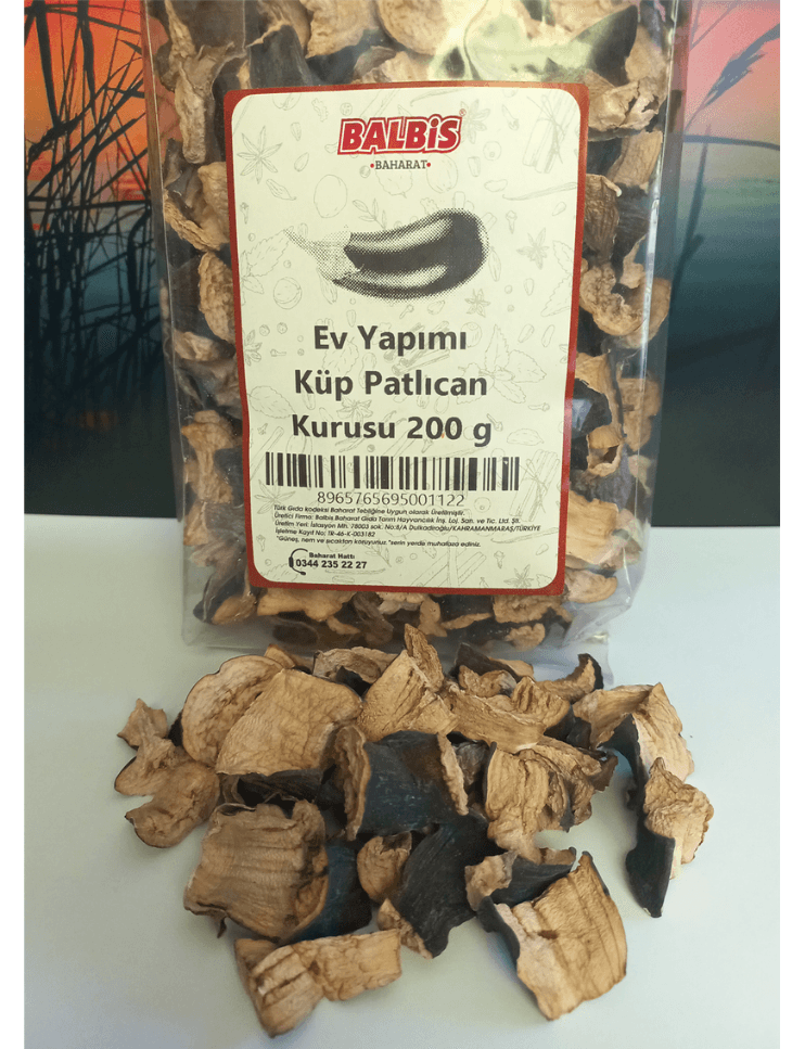 🍆 Günde Kurutulmuş Dilim Patlıcan