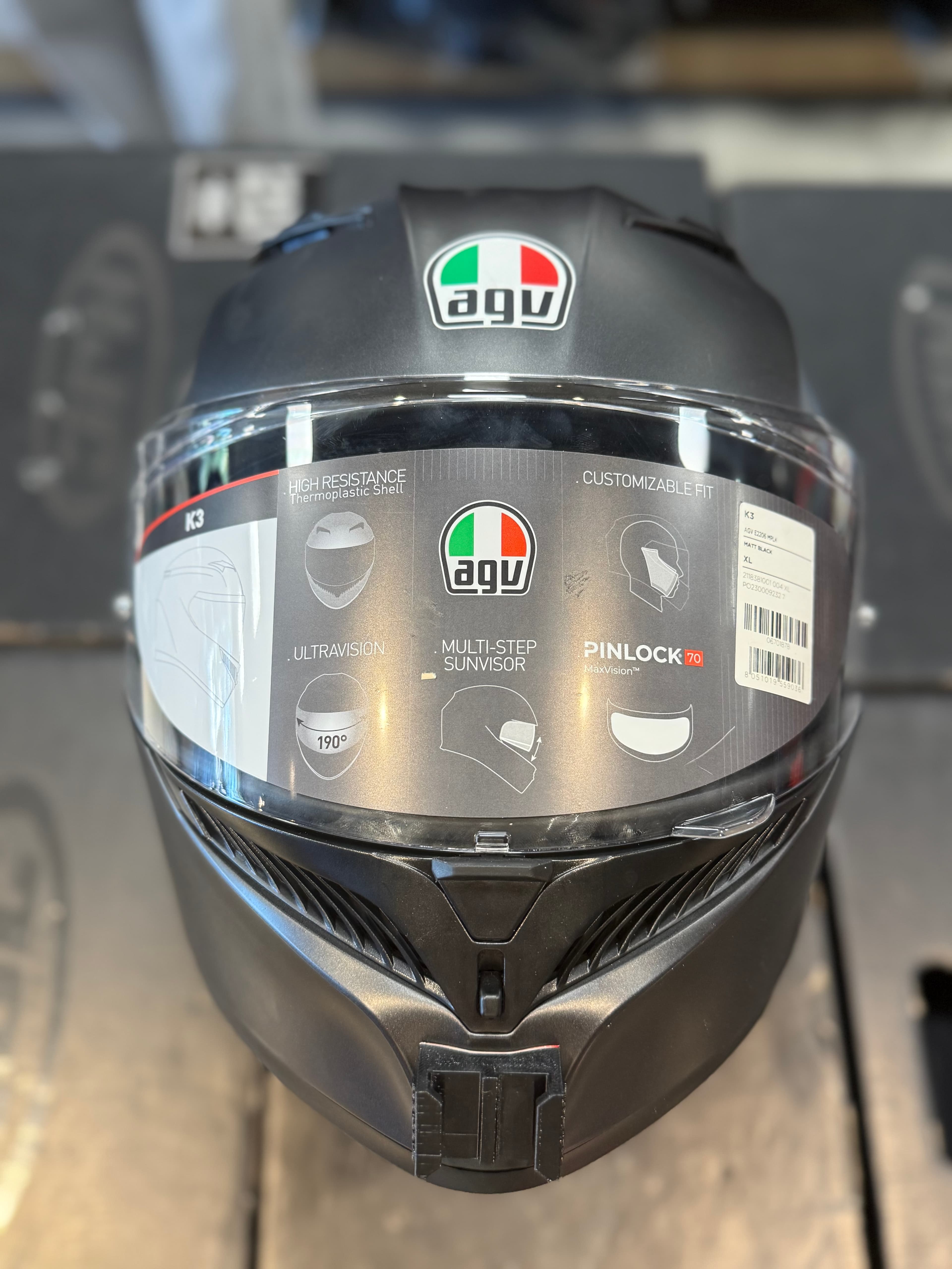 AGV K3 SV / K5 / K5S Kamera Çene Aparatı