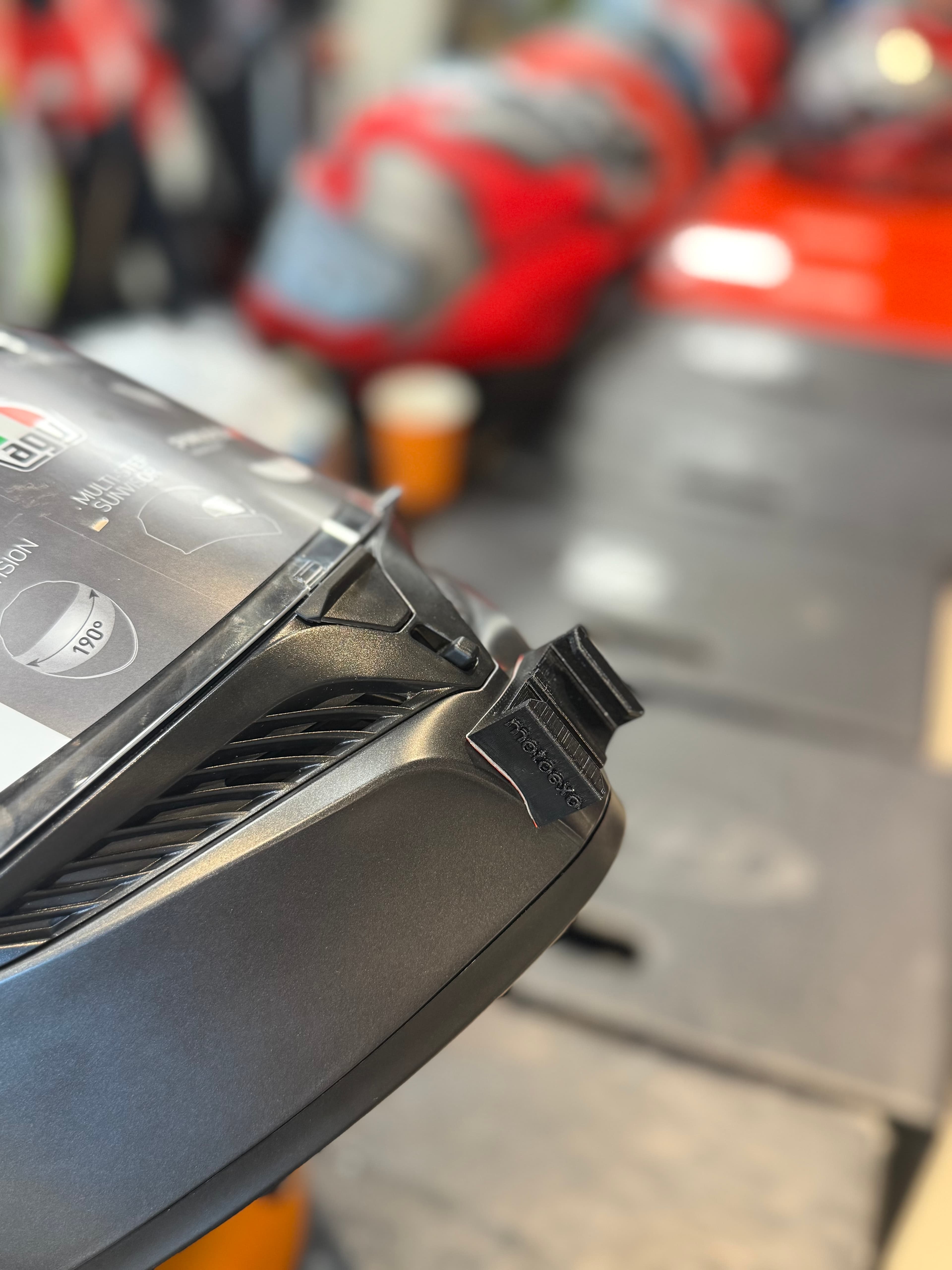 AGV K3 SV / K5 / K5S Kamera Çene Aparatı