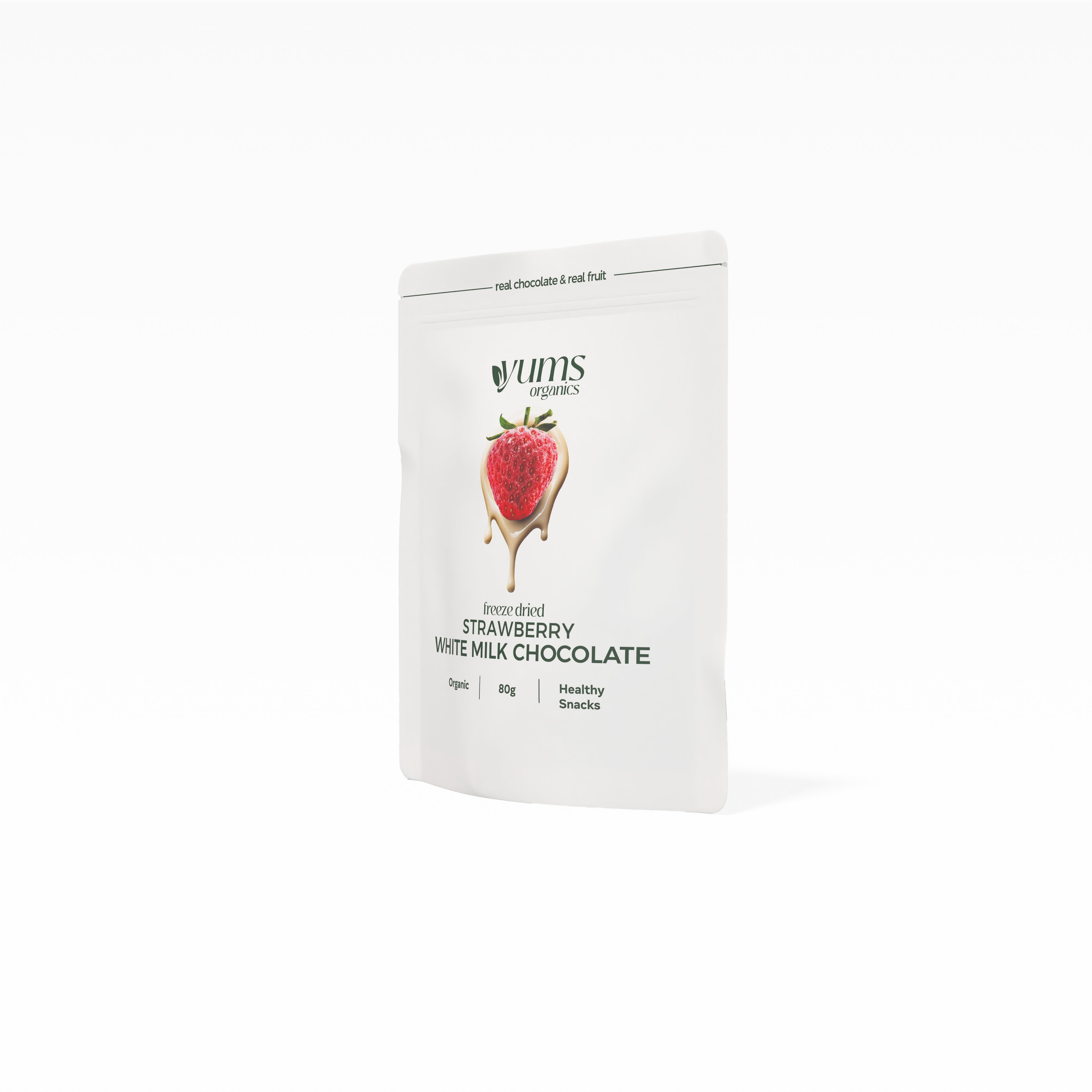Beyaz Çikolata Kaplı Freeze Dried Çilek