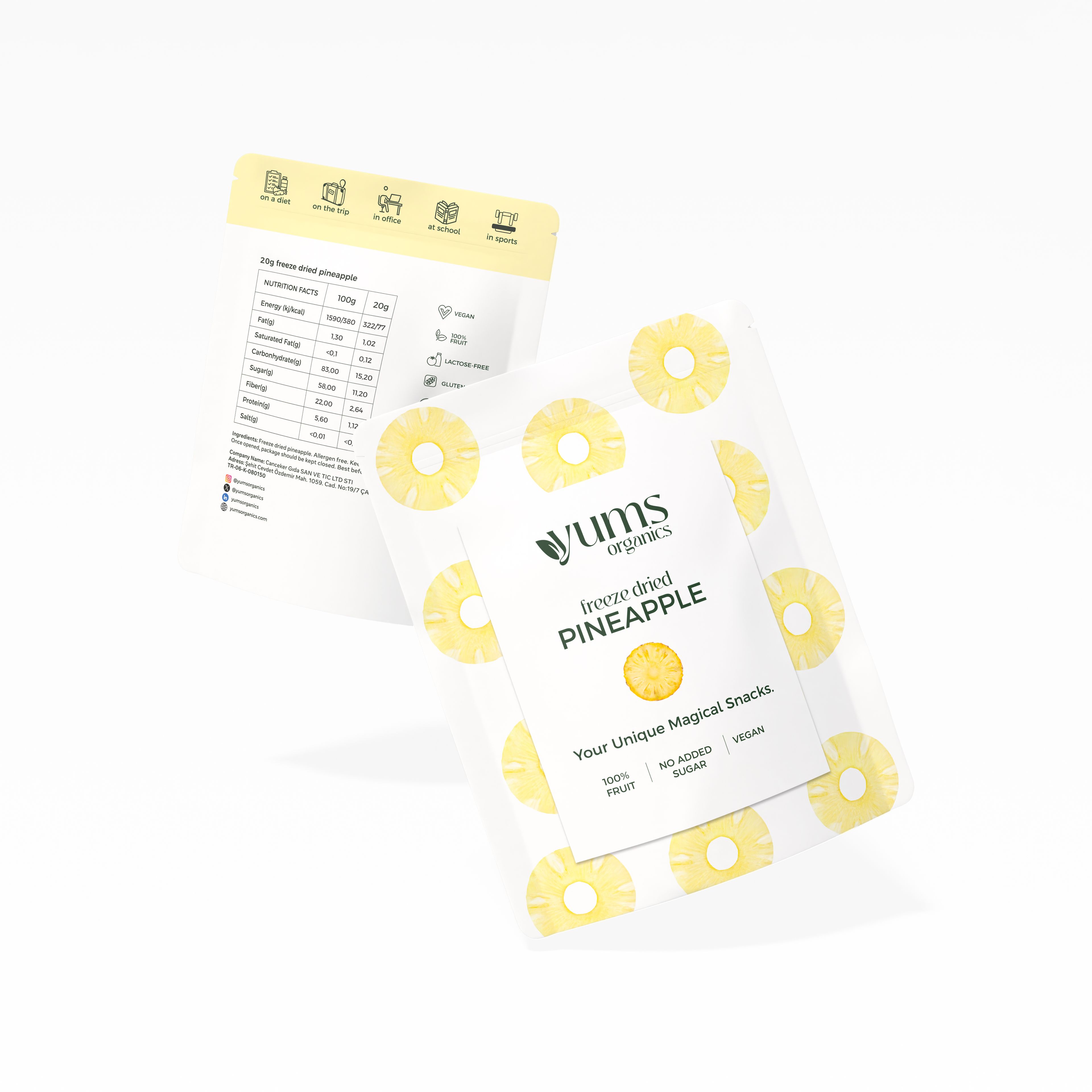 Freeze Dried Ananas 