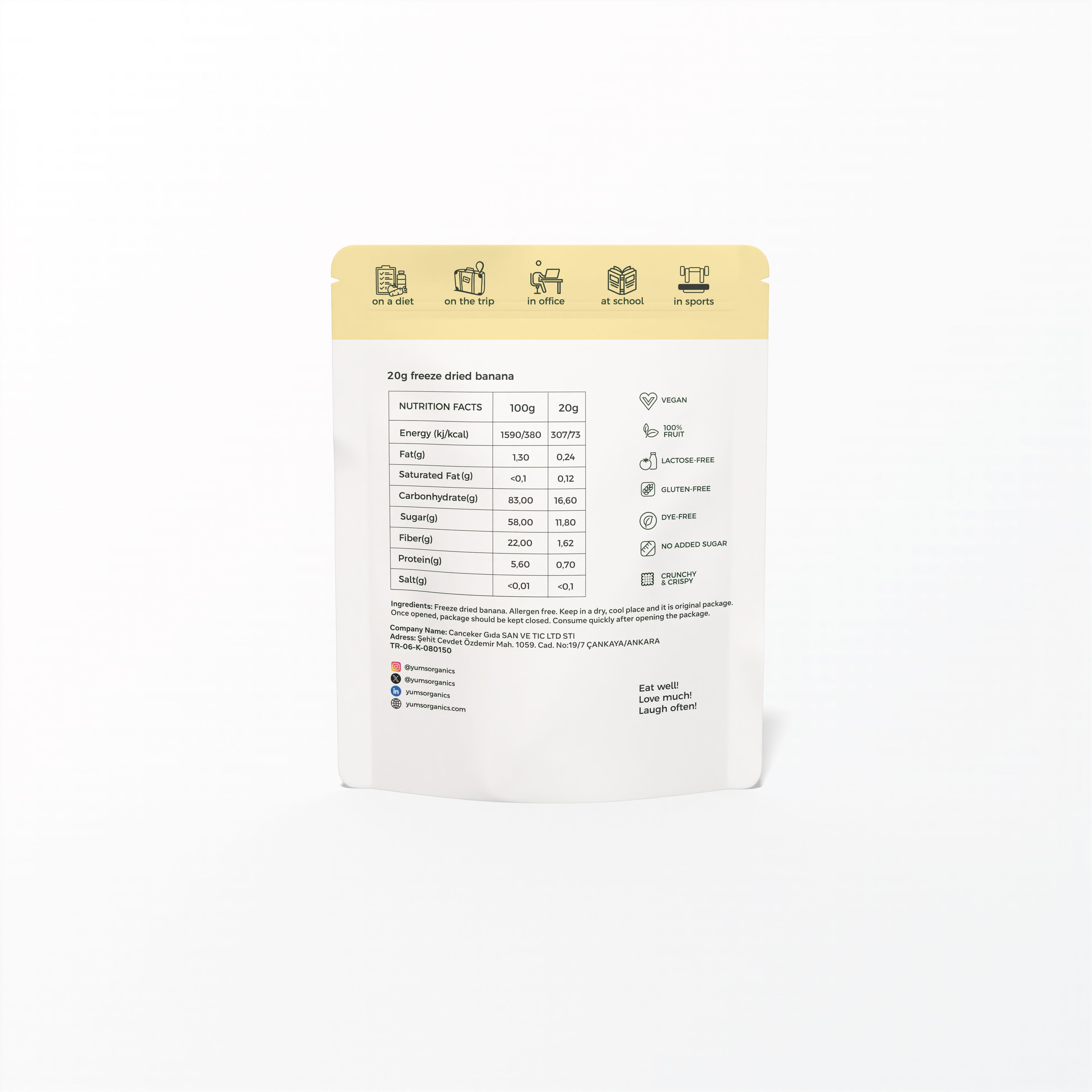 5'li Freeze Dried Muz