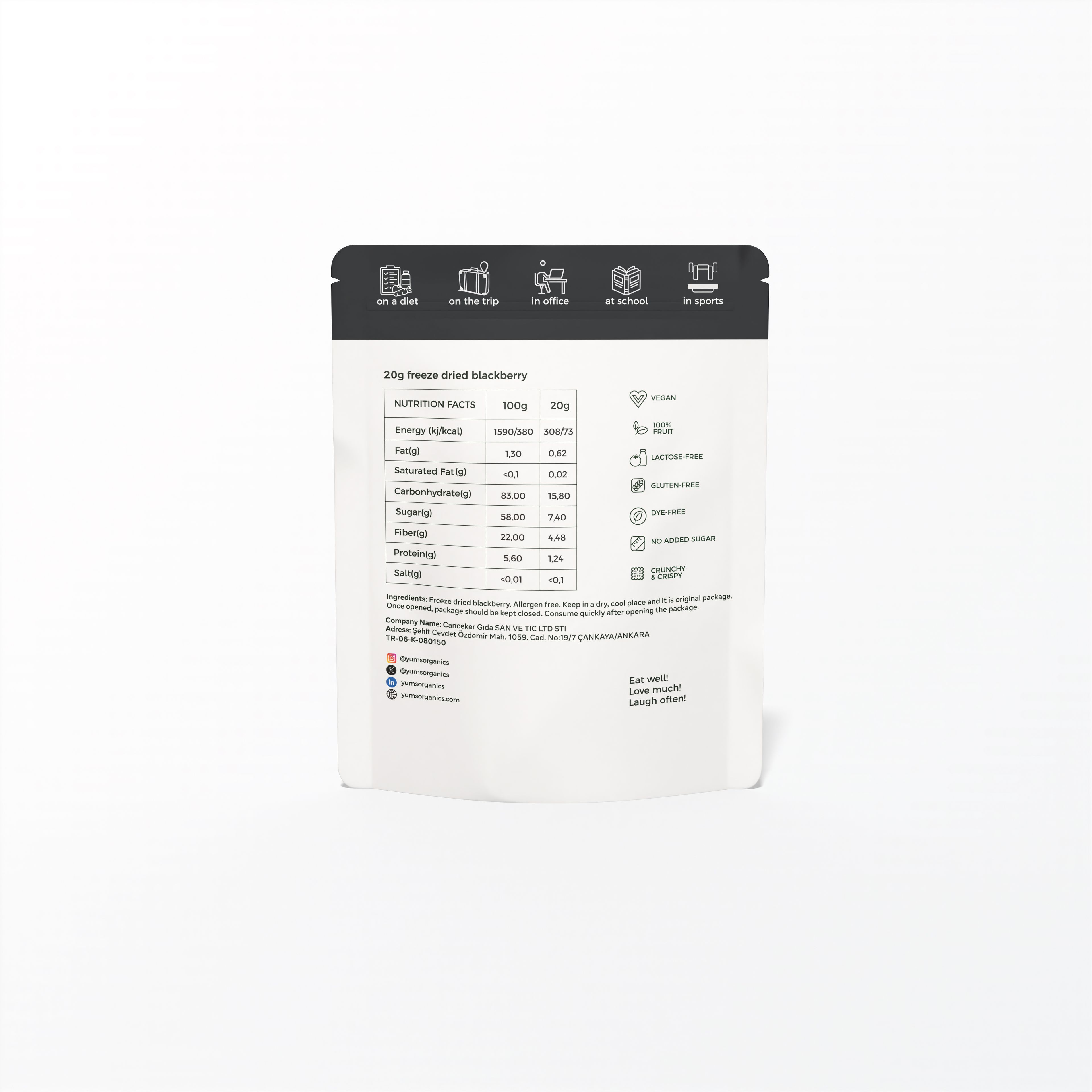 Freeze Dried Böğürtlen