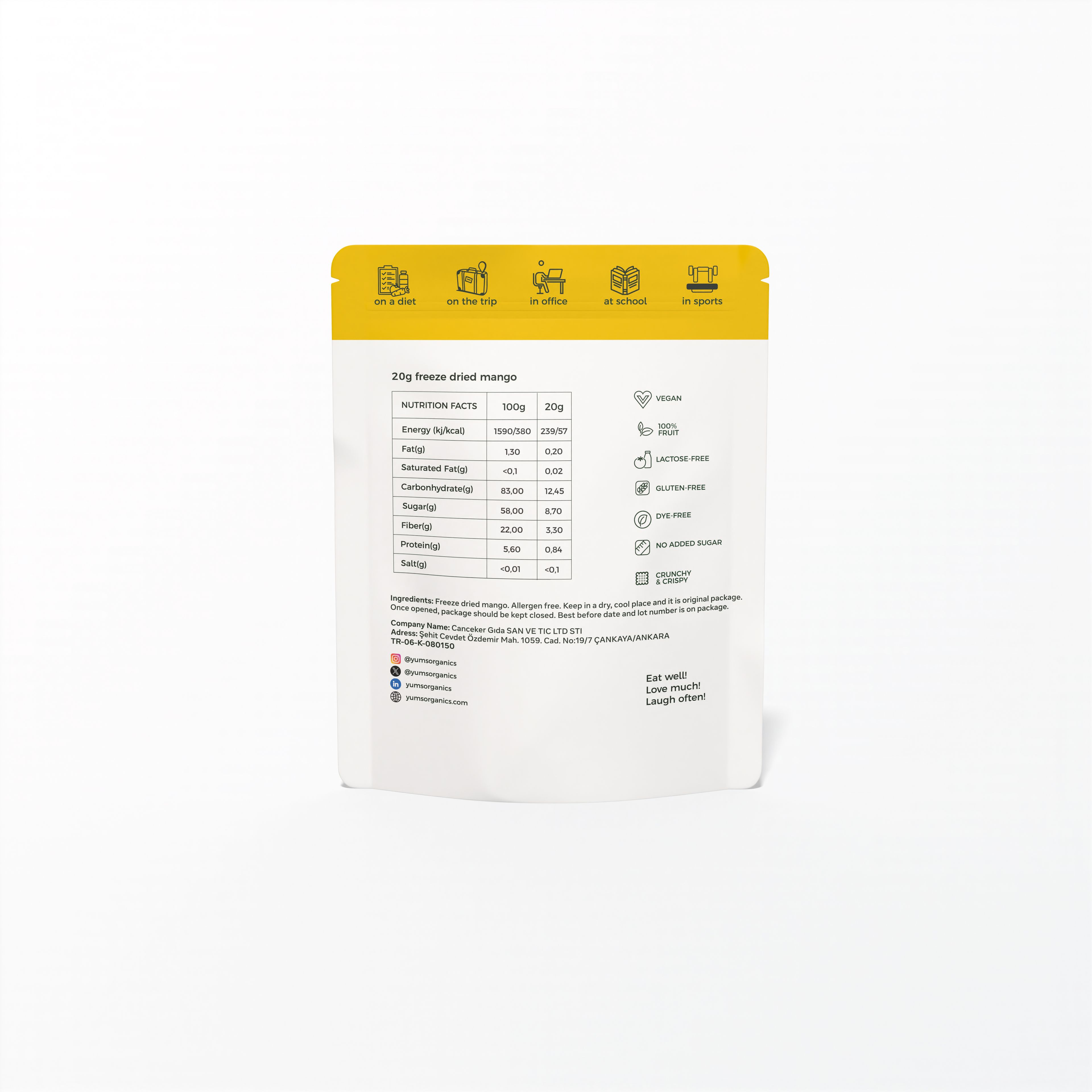 Freeze Dried Mango