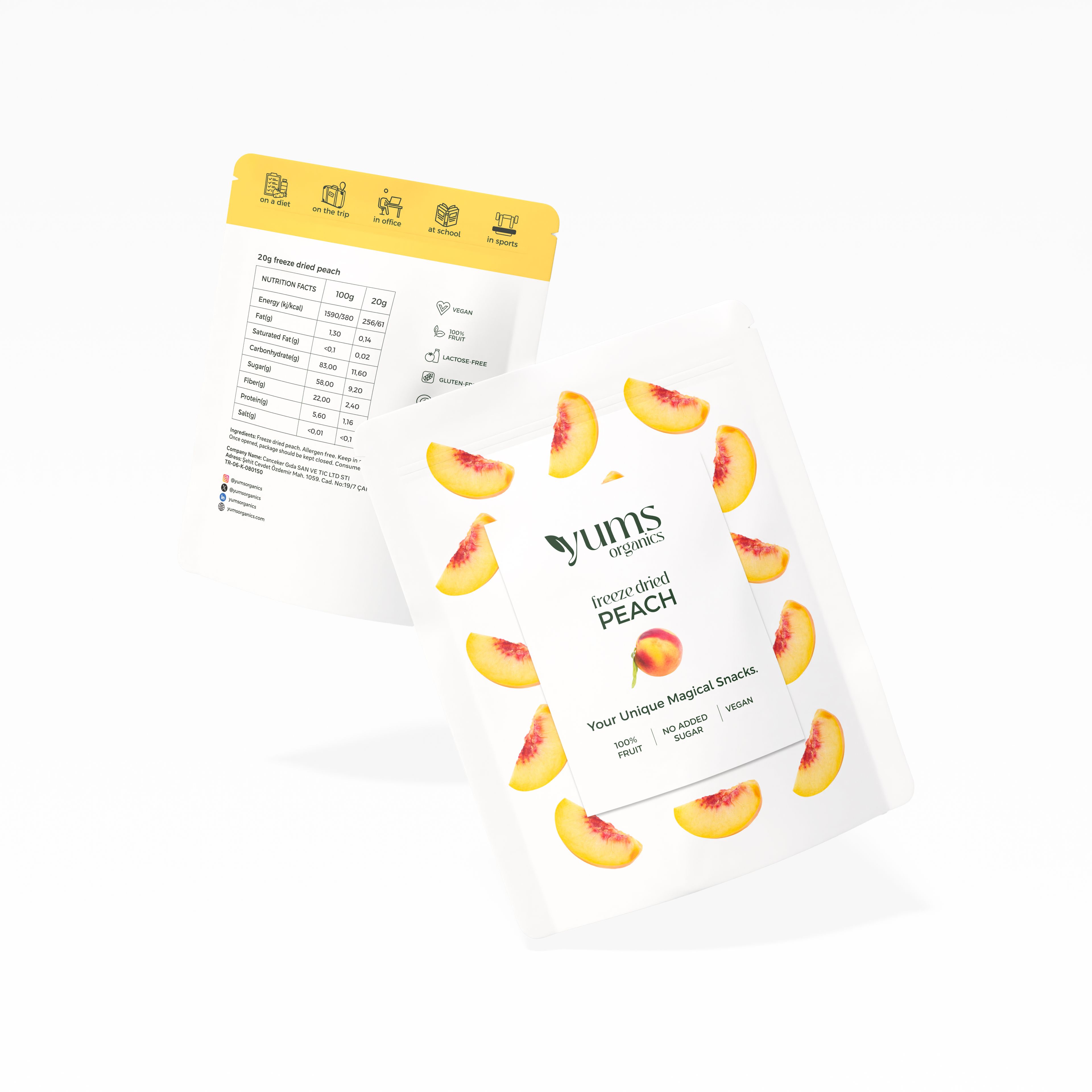 Freeze Dried Peach