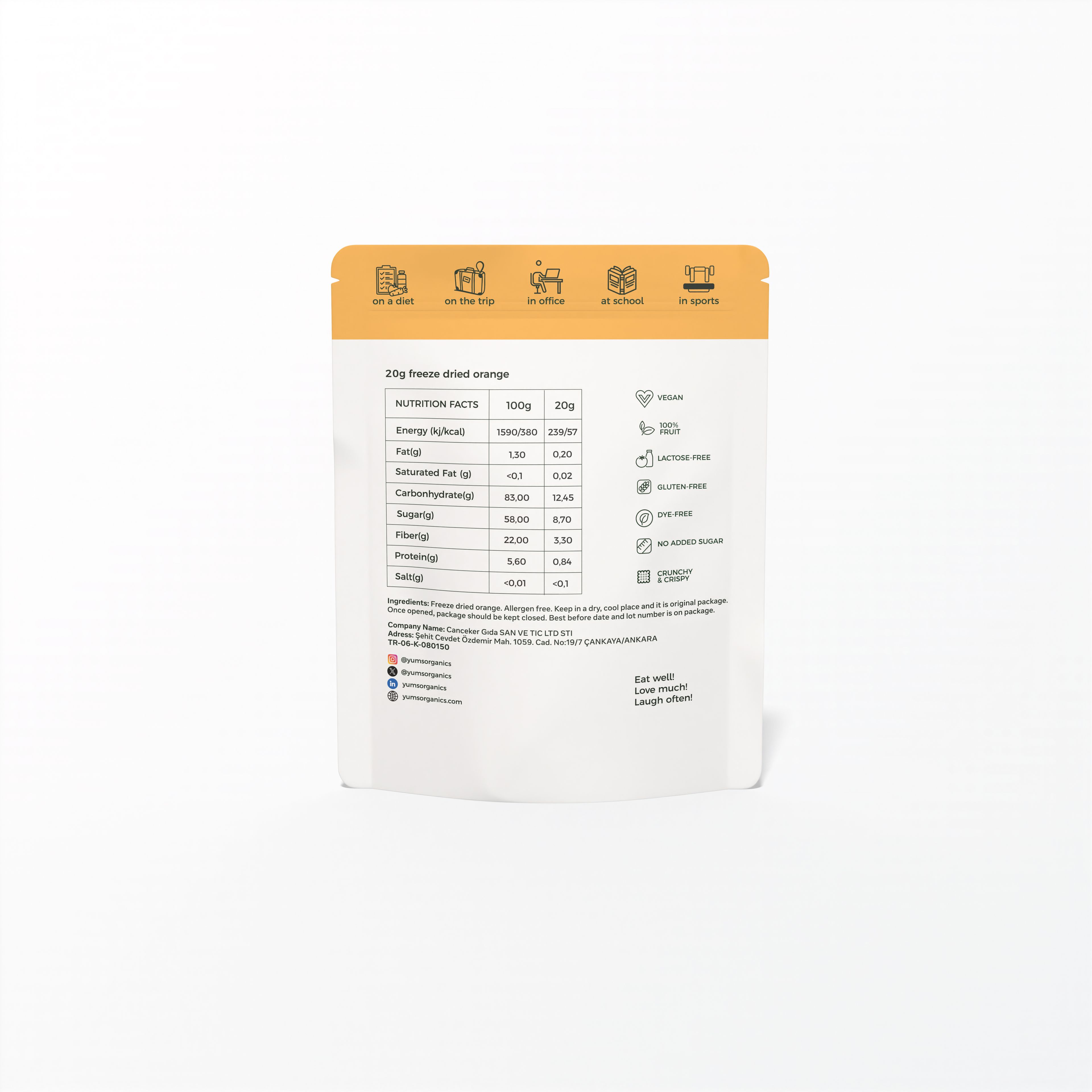 Freeze Dried Portakal