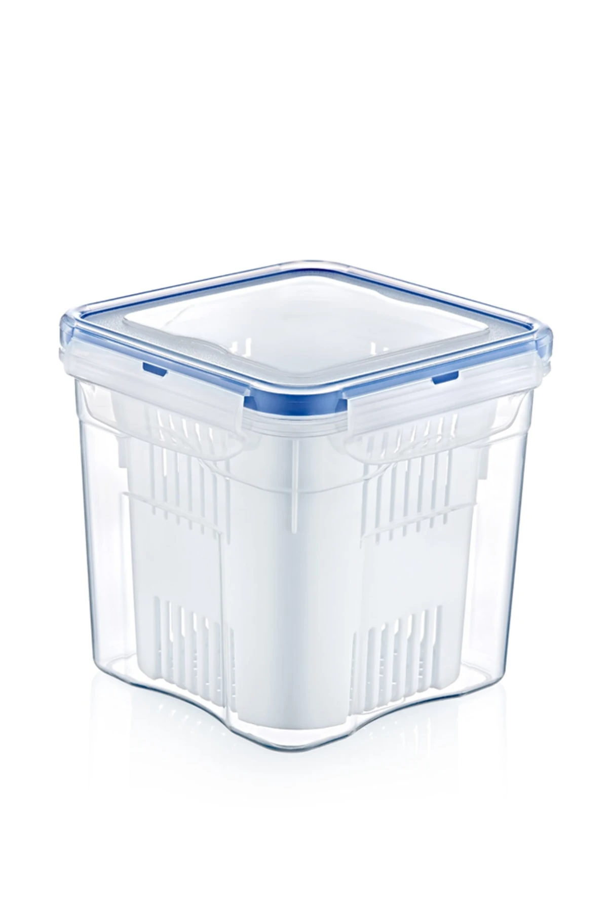 1,3 lt Sizdirmaz Zeytin Süzme Saklama Kabi