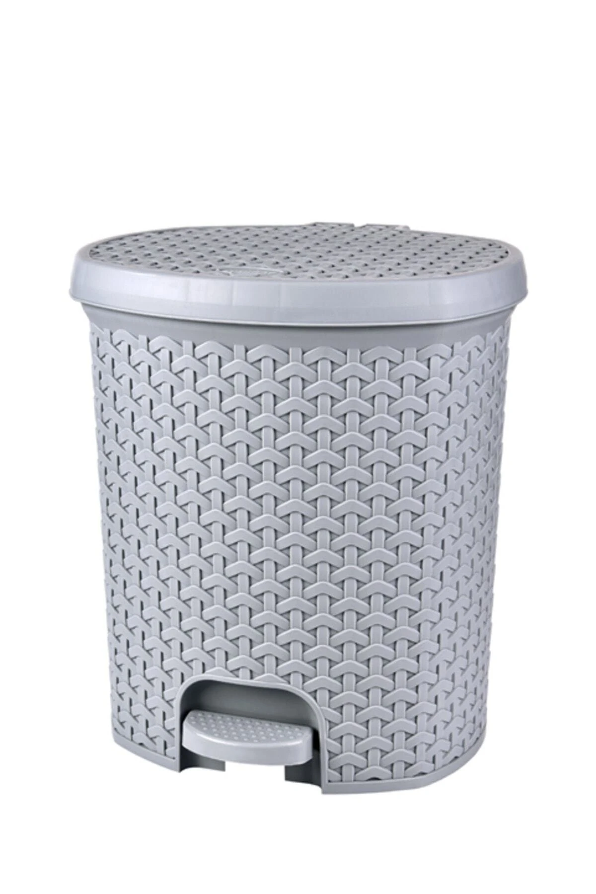 1 No Rattan Pedalli Çöp Kovasi (5,5 Lt)