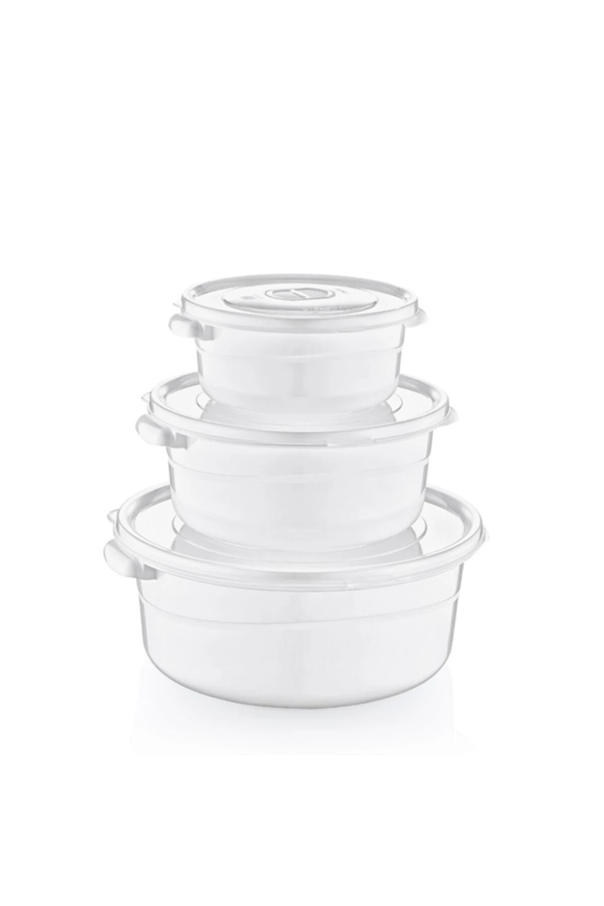 Mikro Dalga Fırına Uygun Saklama Kabı 3'lü