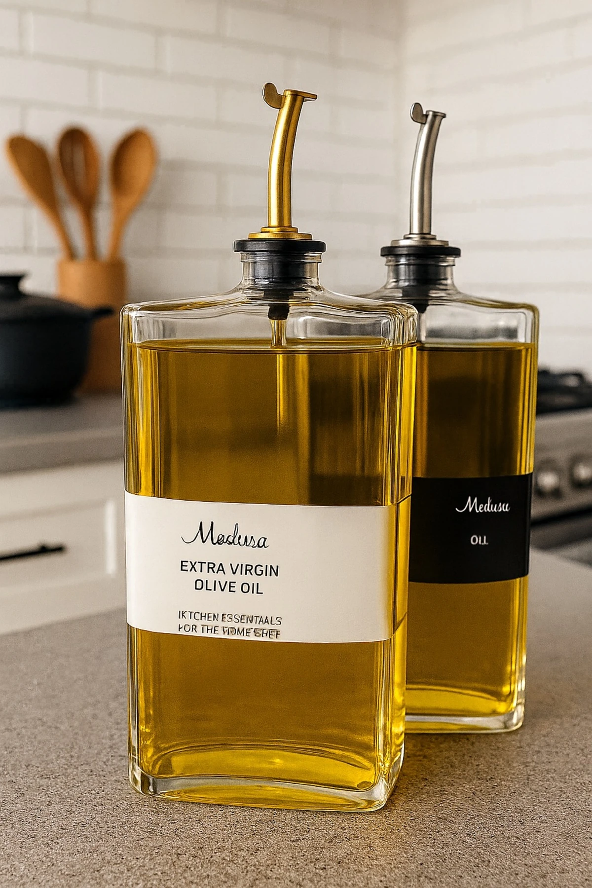 2’li Cam Yağdanlık Seti – 500 ml | Yağlık, Sirkelik, Sosluk