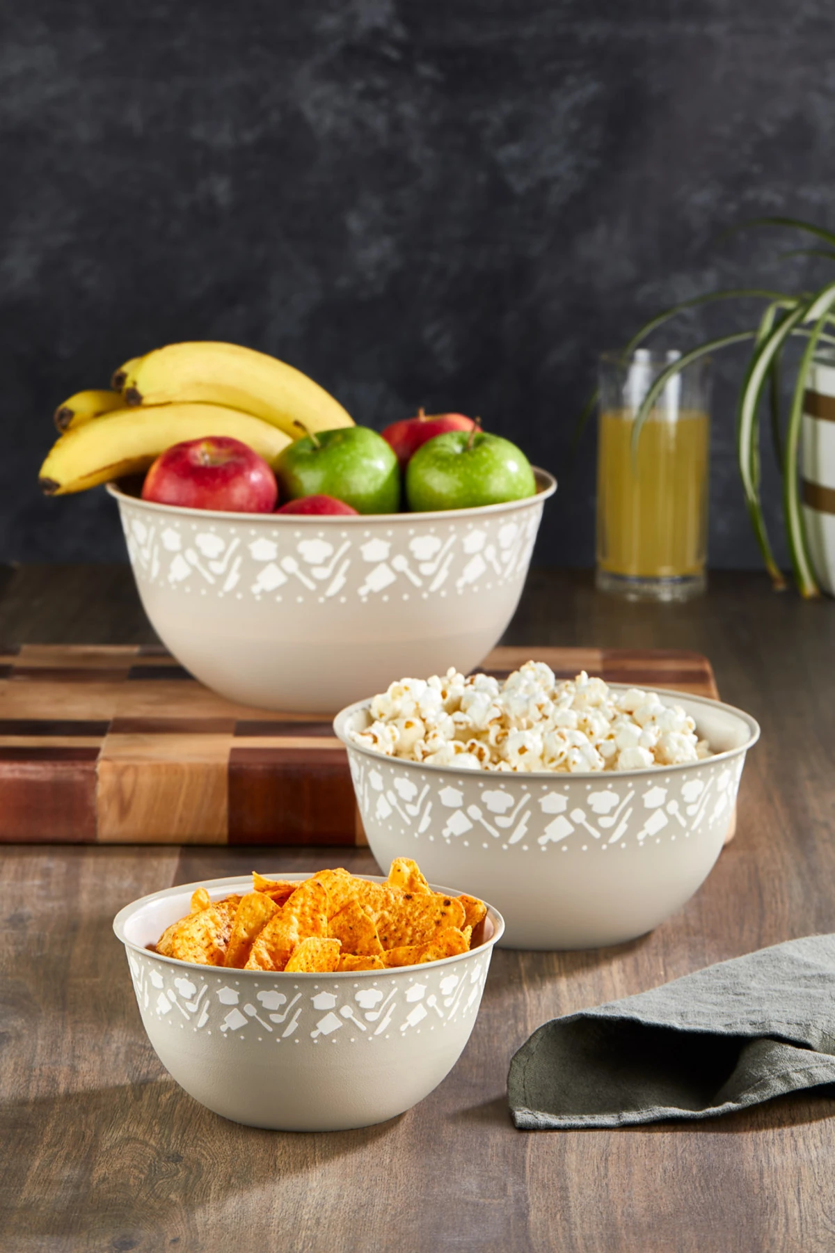 3'lü Profesyonel Hazırlık Seti - Karıştrıma Kase Seti Çeyiz  Seti