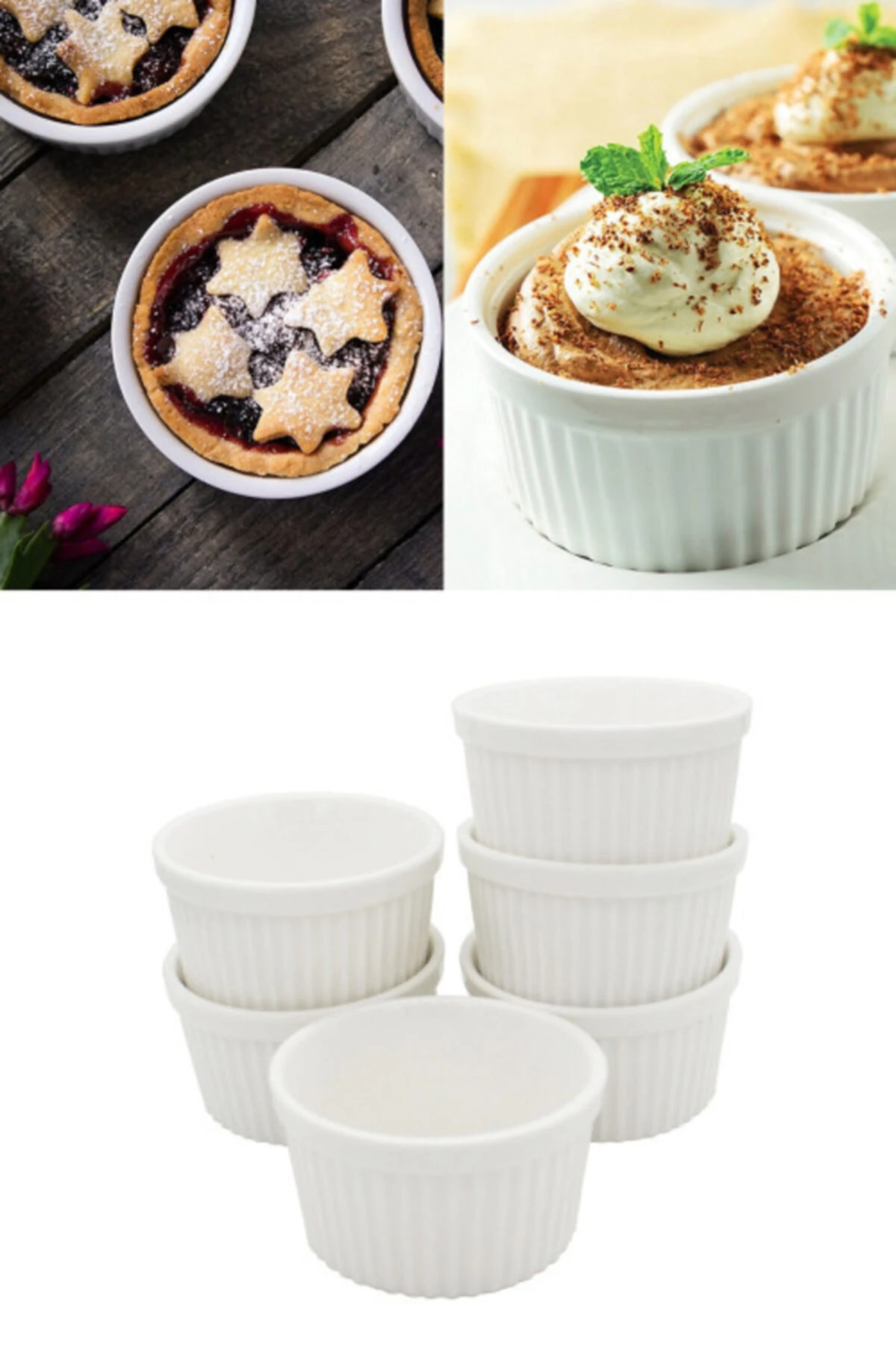 Beyaz 6'lı Suffle Kabı