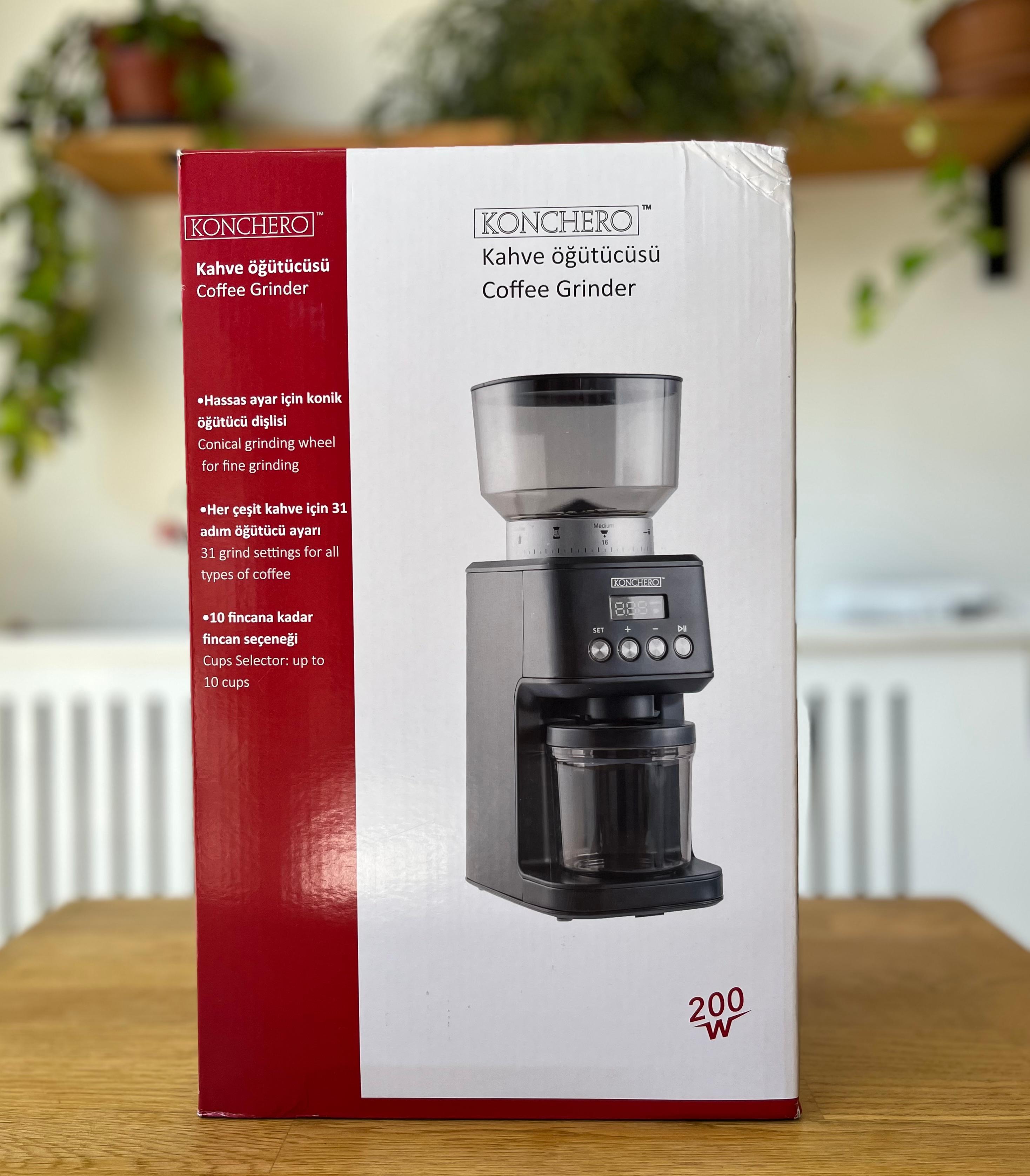 KONCHERO MOSTRO Ev Tipi Barista Kahve Değirmeni
