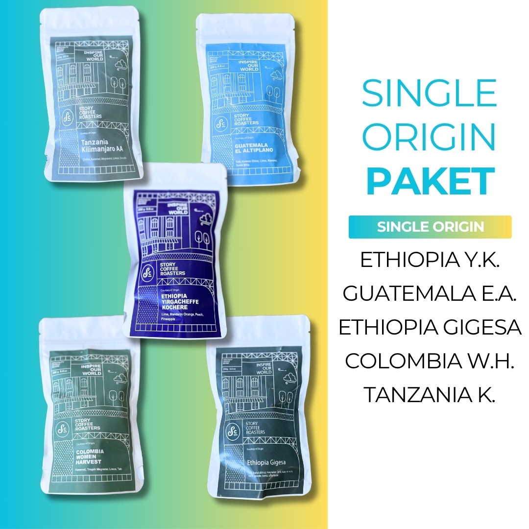Single Origins Paket (5 x 100gr) - Keşif Paketi | Çekirdek Kahve