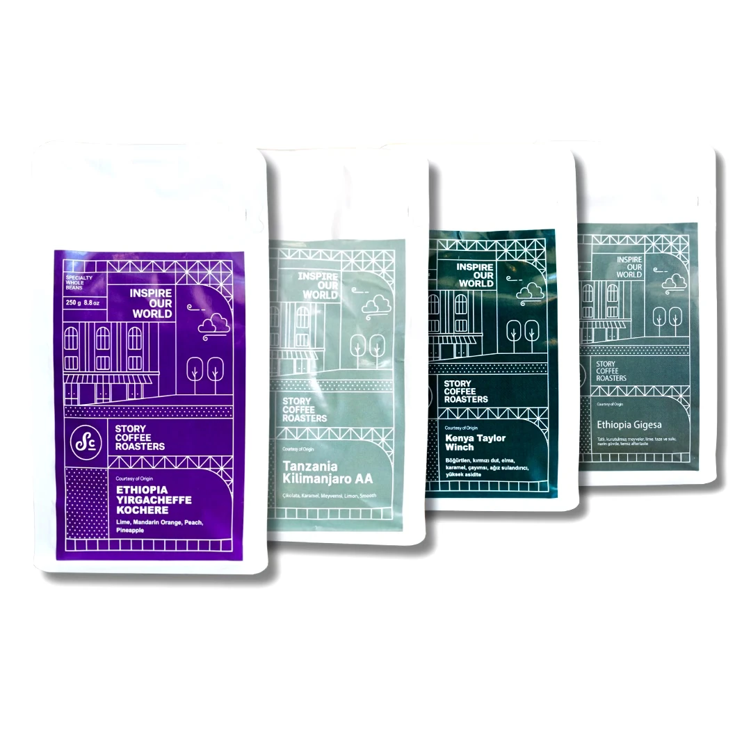 Afrika Kahve Paketi - 4 Kahve Çekirdeği