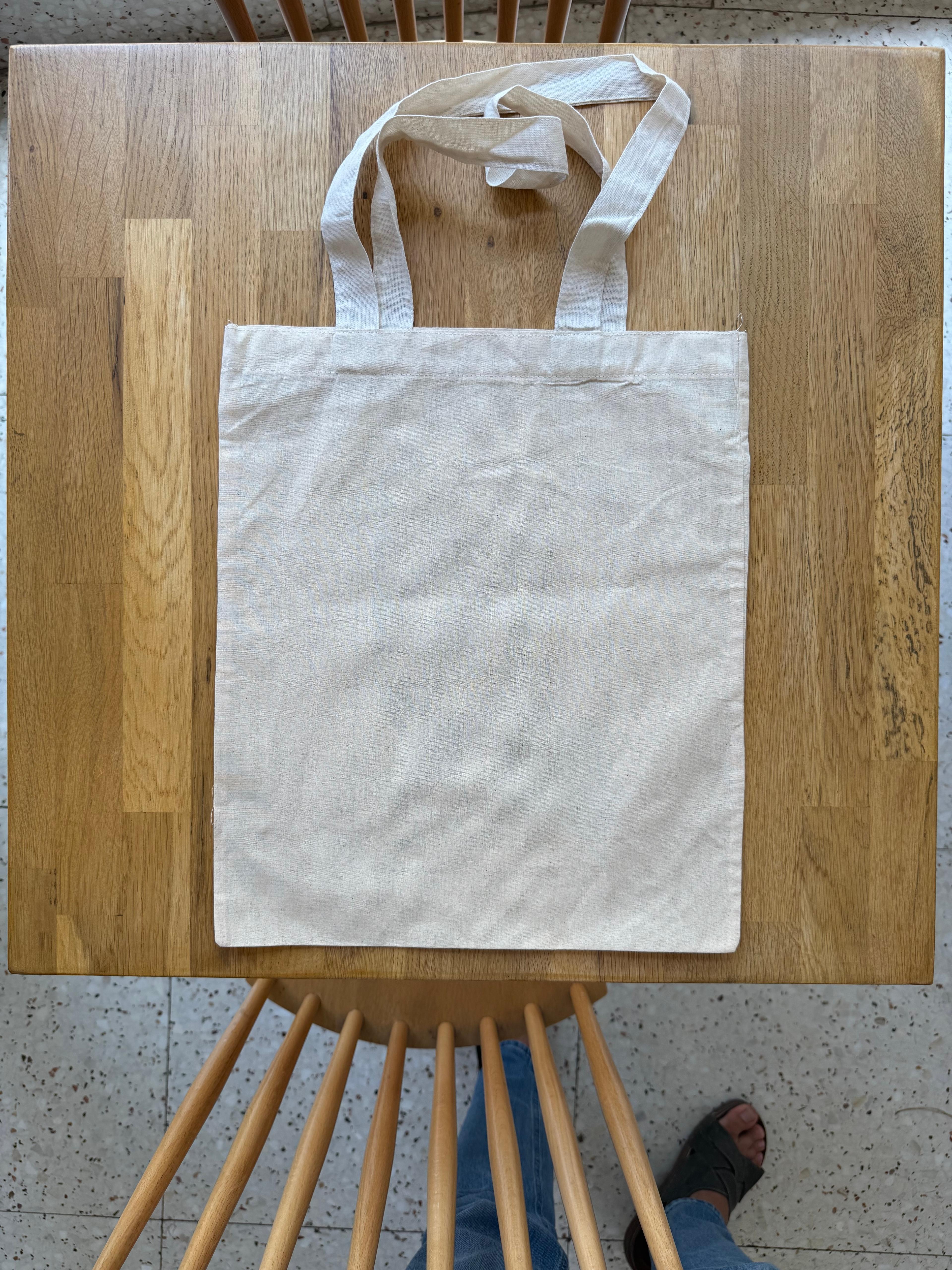 Cotton Canvas Tote Bag