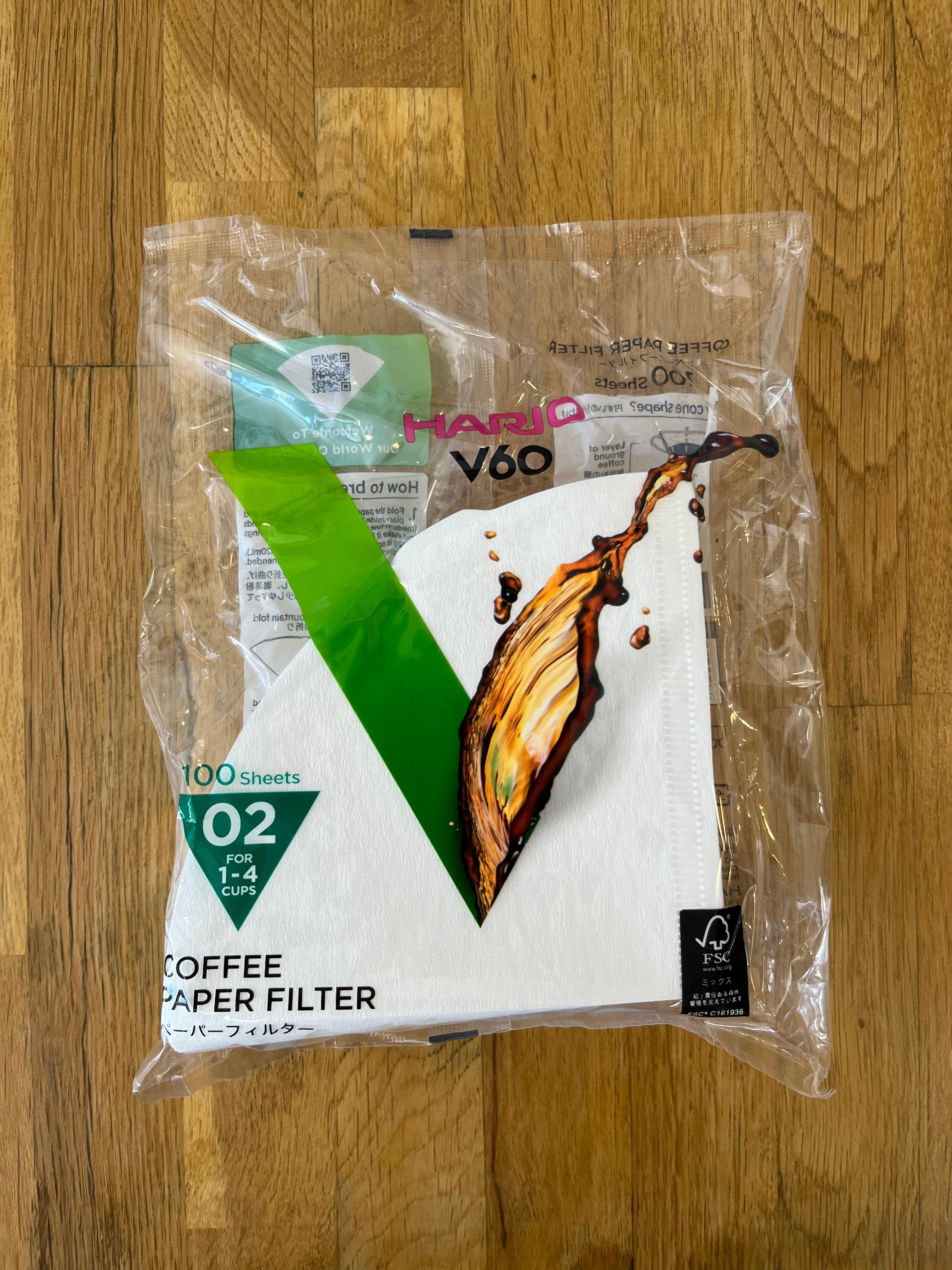 HARIO 100'LÜ V60 02 FİLTRE KAĞIDI