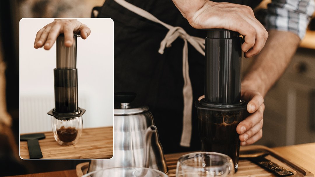 aeropress kahve demleme örnek görsel