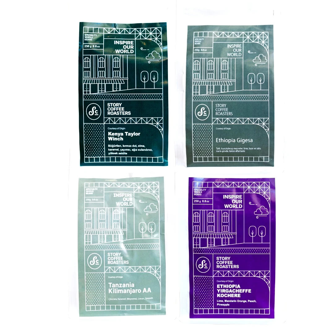 Afrika Kahve Paketi - 4 Kahve Çekirdeği