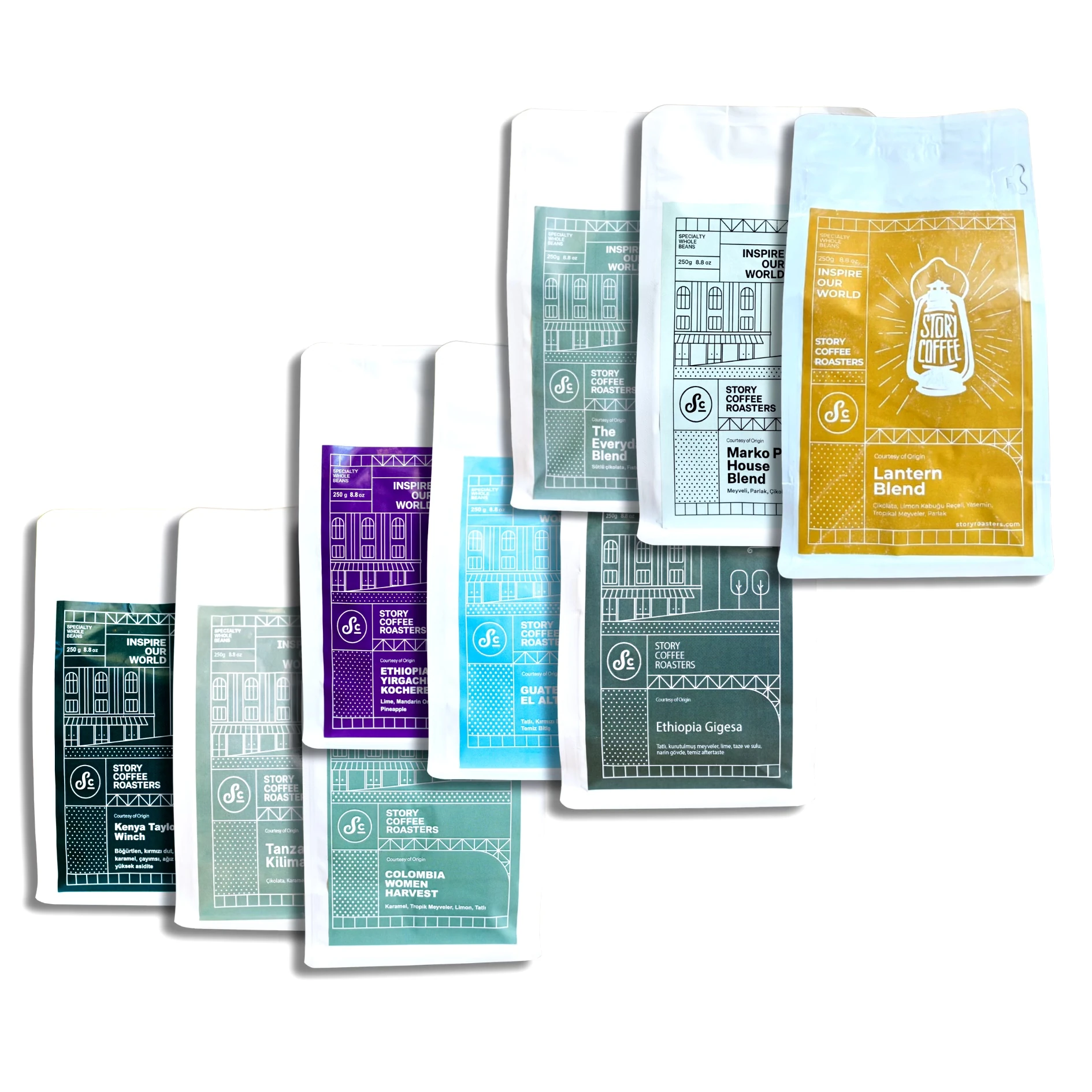 Sonbahar '25 Kahve Koleksiyonu - 9 Kahve Çekirdeği