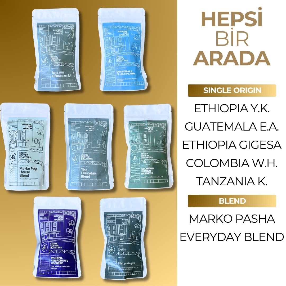 Hepsi Bir Arada! (7 x 100gr) - Keşif Paketi | Çekirdek Kahve