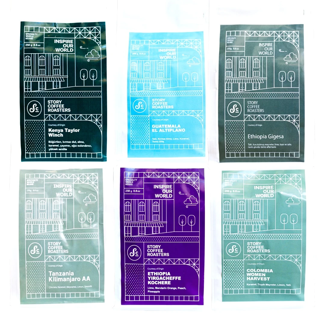 Single-Origin Kahve Kutusu - 6 Kahve Çekirdeği