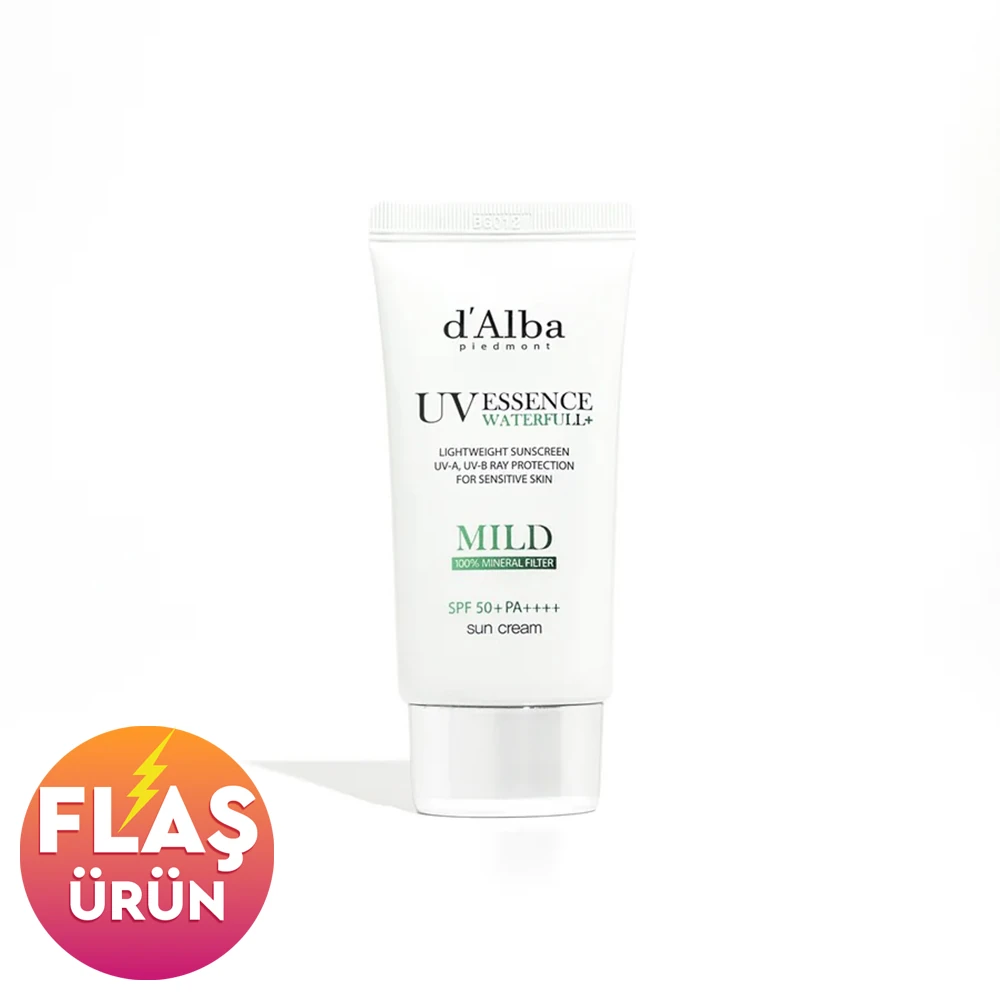 d'Alba Waterfull Essence Mild Sun Cream SPF50+ 50ml - Güneş Koruyucu Krem