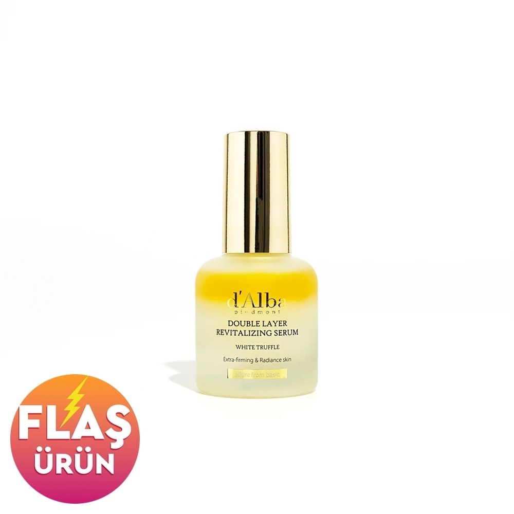 d'Alba White Truffle Double Layer Revitalizing Serum 30ml - Çift fazlı Nemlendirici ve Besleyici Serum 