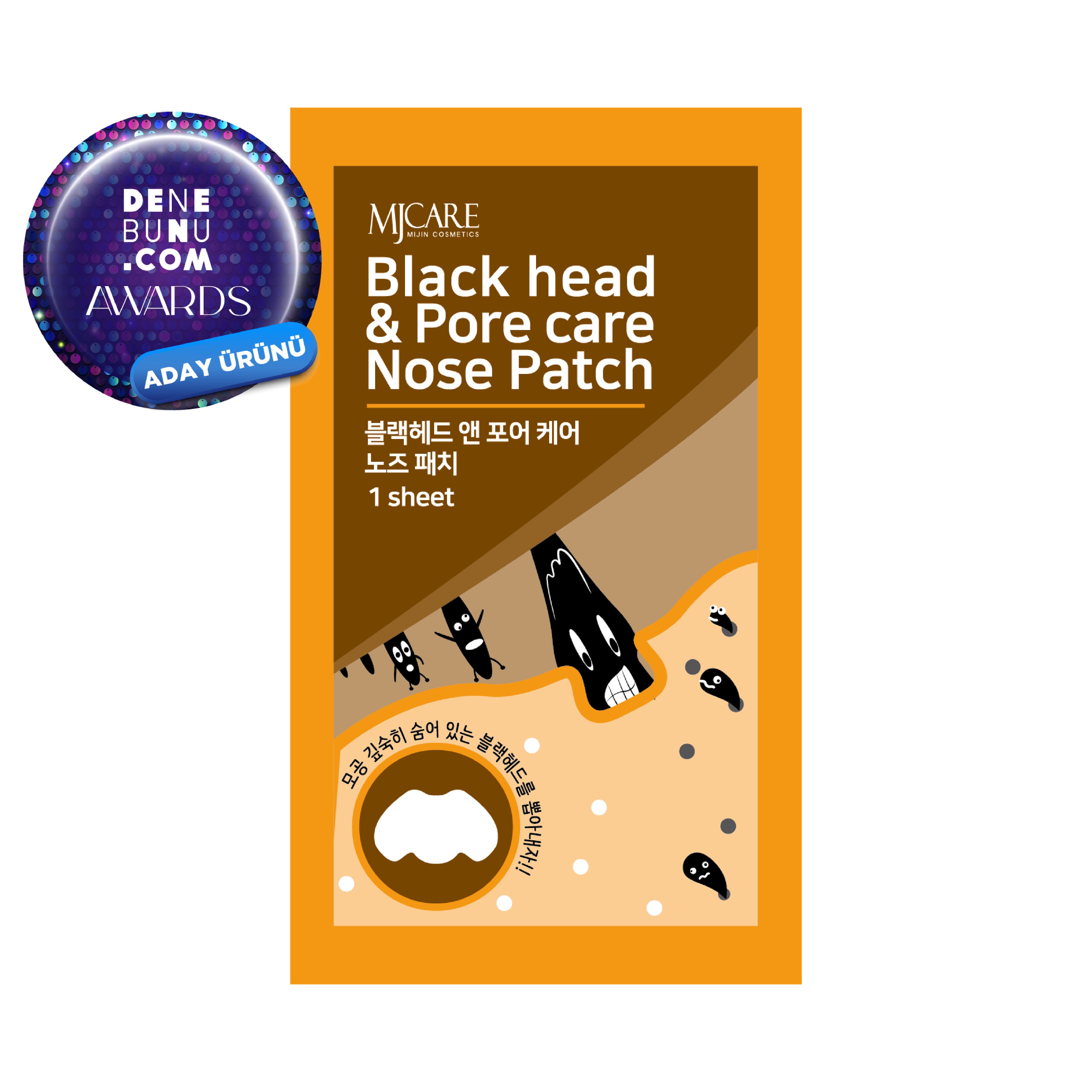 Mjcare Nose Patch - Siyah Nokta ve Gözenek İçin Temizleyici Burun Bandı