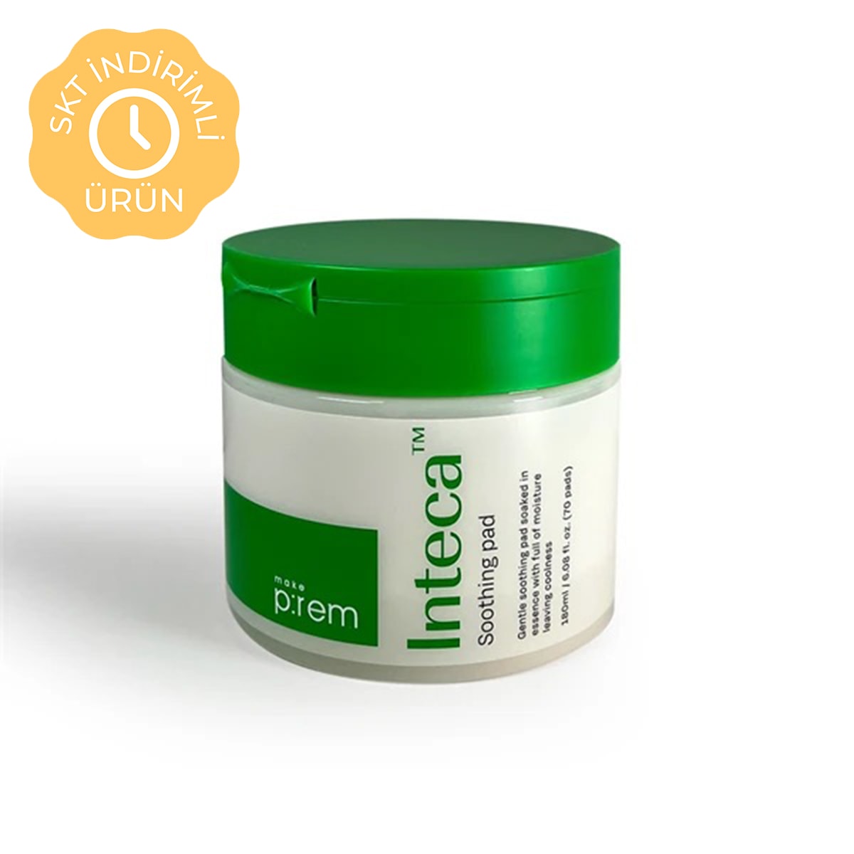 Make P:rem Inteca Soothing Pad 70ps– Yatıştırmaya Yardımcı Tonikli Pad