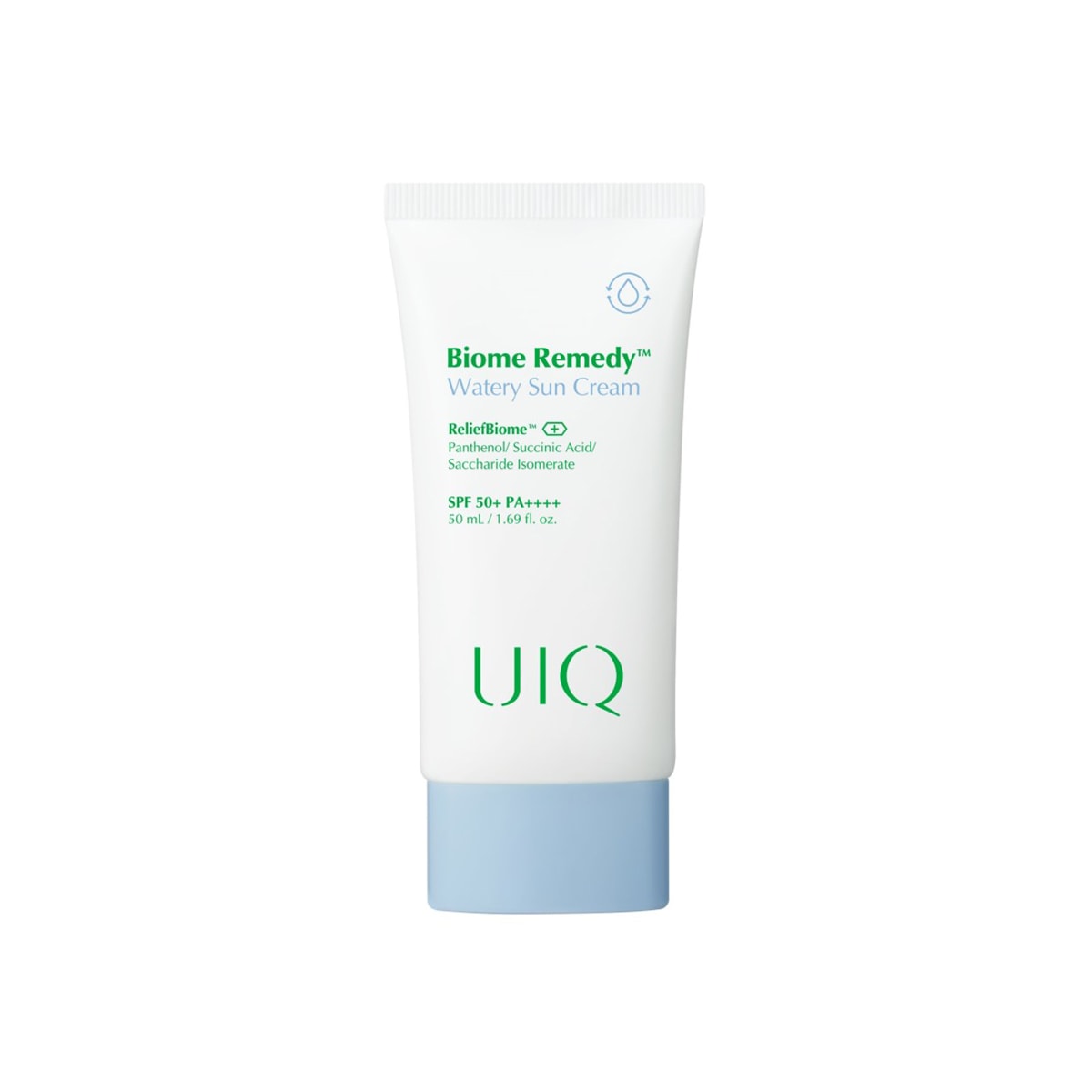 UIQ Biome Remedy™ Watery Sun Cream 50ml SPF50+ ve PA++++ - Nemlendirici Güneş Koruyucu