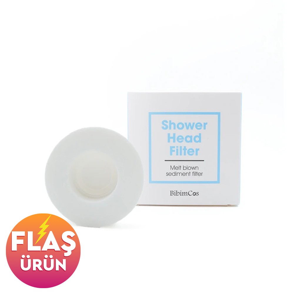 Bibimcos Mini Shower-Head Filter - Taşınabilir Filtreli Mini Duş Başlığı Filtresi