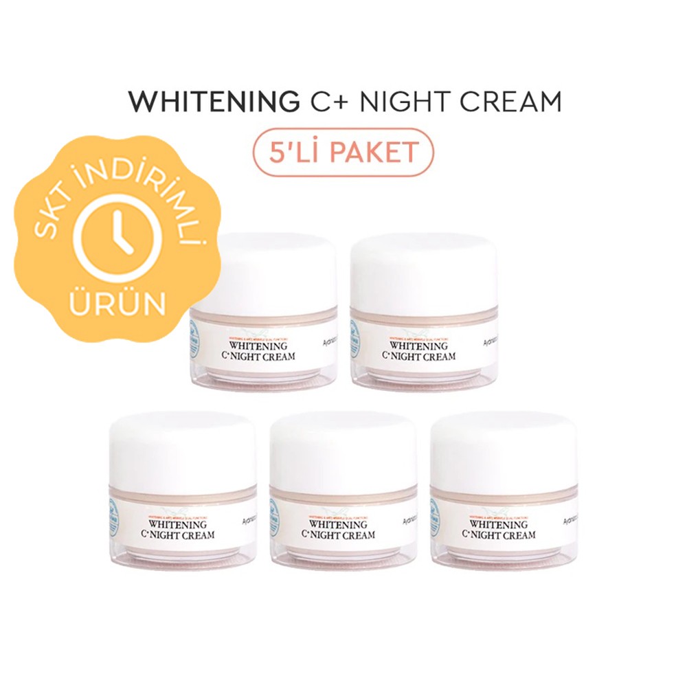 Seohwabi Whitening C+ Night Cream 10 gr (5 Adet) - Aydınlatıcı Gece Kremi