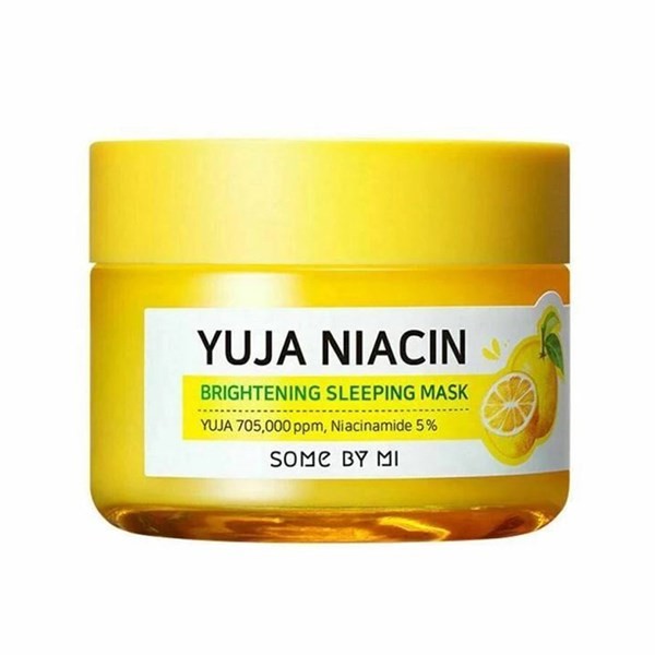 Some By Mi Yuja Niacin Brightening Sleeping Mask 60gr - Cilt Aydınlatıcı Niasinamit İçeren Gece Maskesi