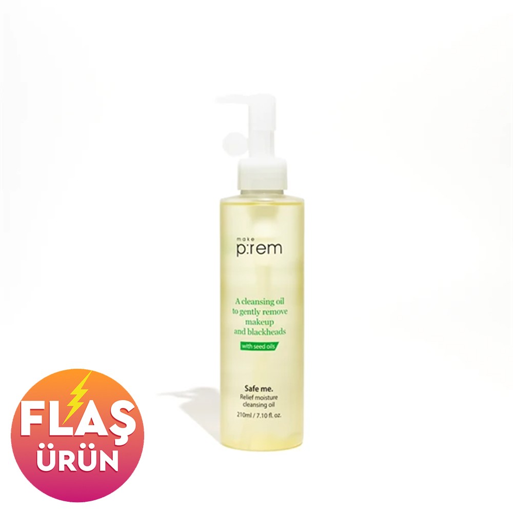 Make P:rem Safe Me. Moisture Cleansing Oil 210ml – Temizleyici Yağ