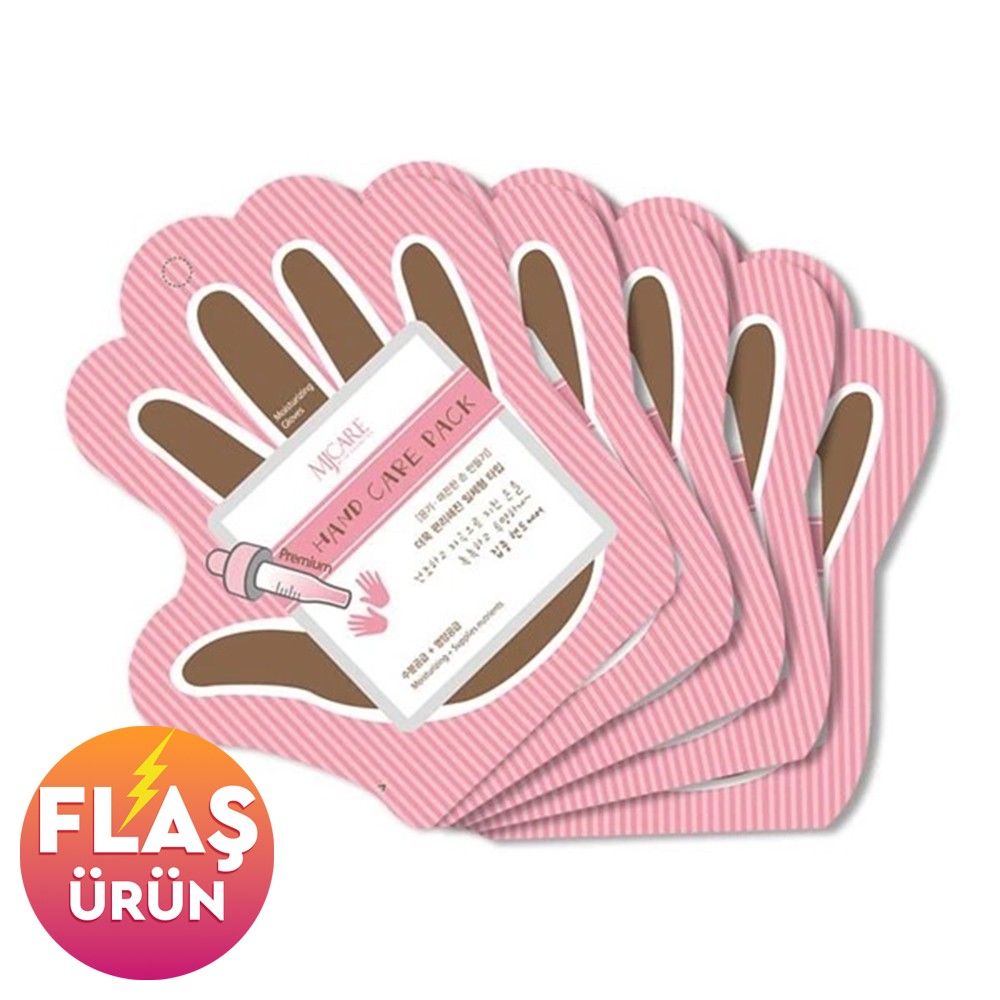 Mjcare Premium Hand Care Pack - Eldiven Tipi El Maskesi 5'li