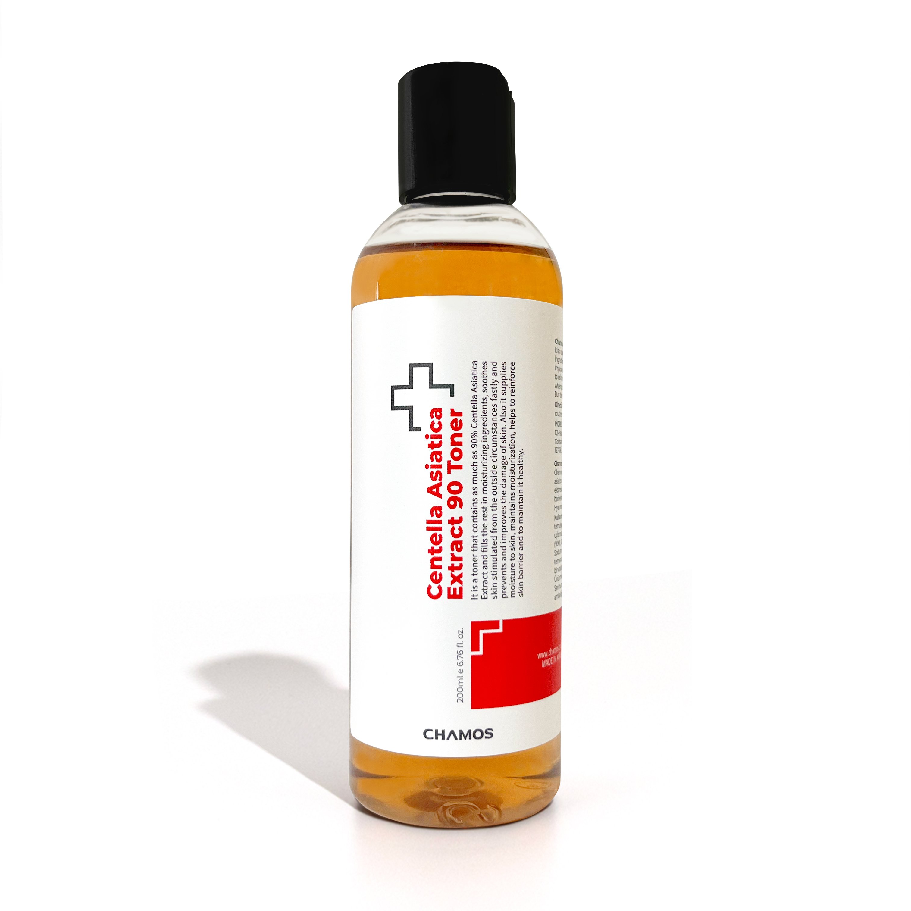 Chamos Centella Asiatica Extract 90 Toner 200ml - Cilt Yatıştırıcı Tonik