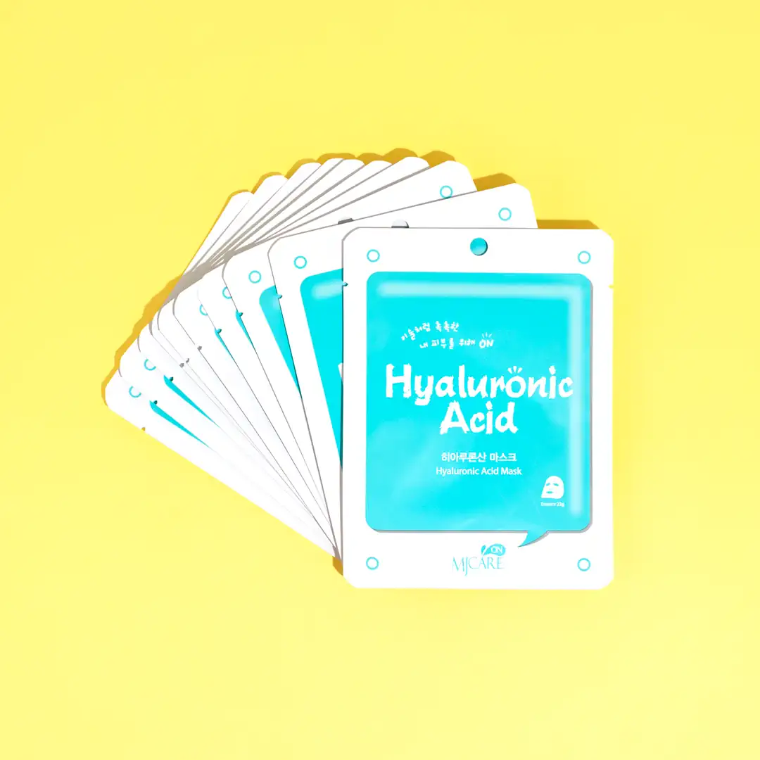 Mjcare On Hyaluronic Acid Mask - Hyalüronik Asit Özlü Yüz Maskesi 20'li
