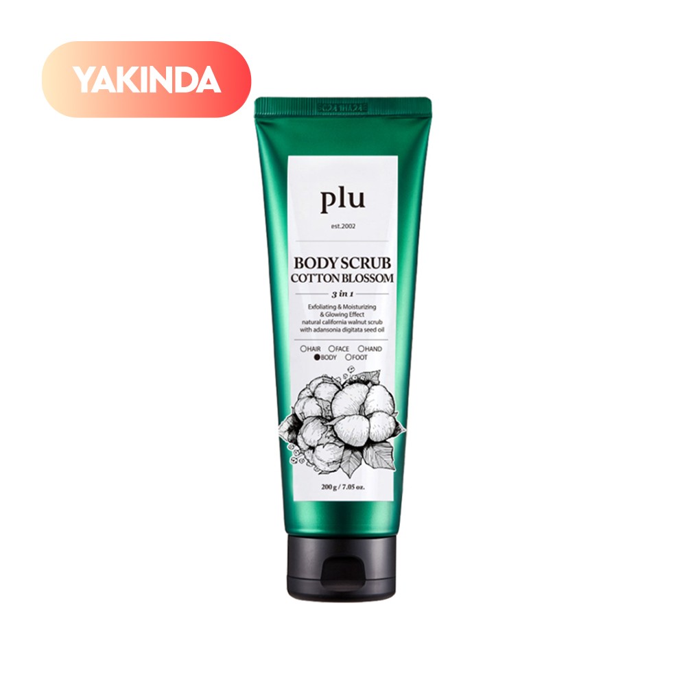 Plu Original Body Scrub Cotton Blossom 200 gr - Pamuk Çiçekli Vücut Peelingi