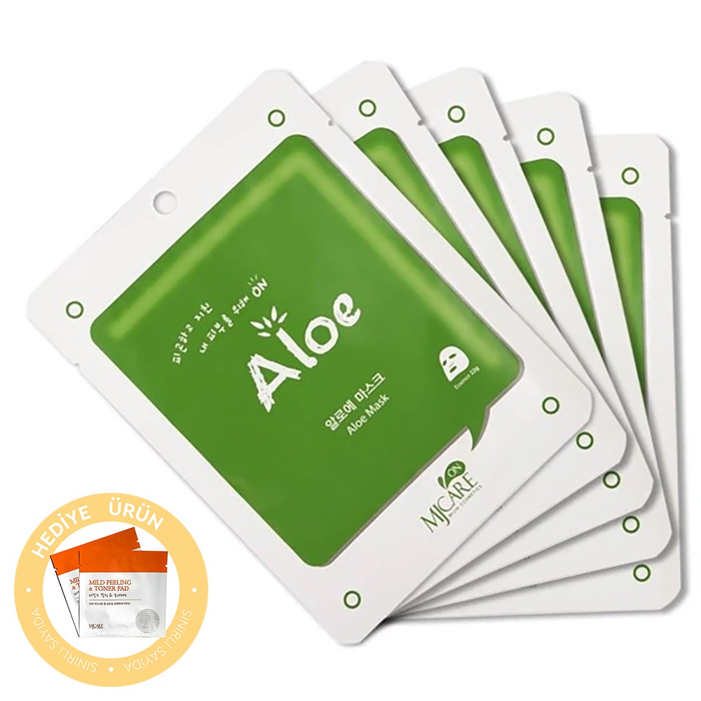 Mjcare On Aloe Mask 5-piece