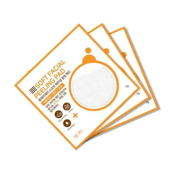 MJCARE Soft Face Peeling Pad 3lü - Aydınlatıcı ve Arındırıcı Çift Dokulu Yüz Peeling Ped