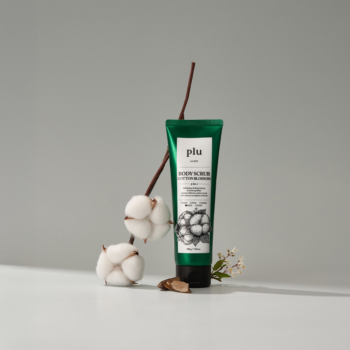 Plu Original Body Scrub Cotton Blossom 200g