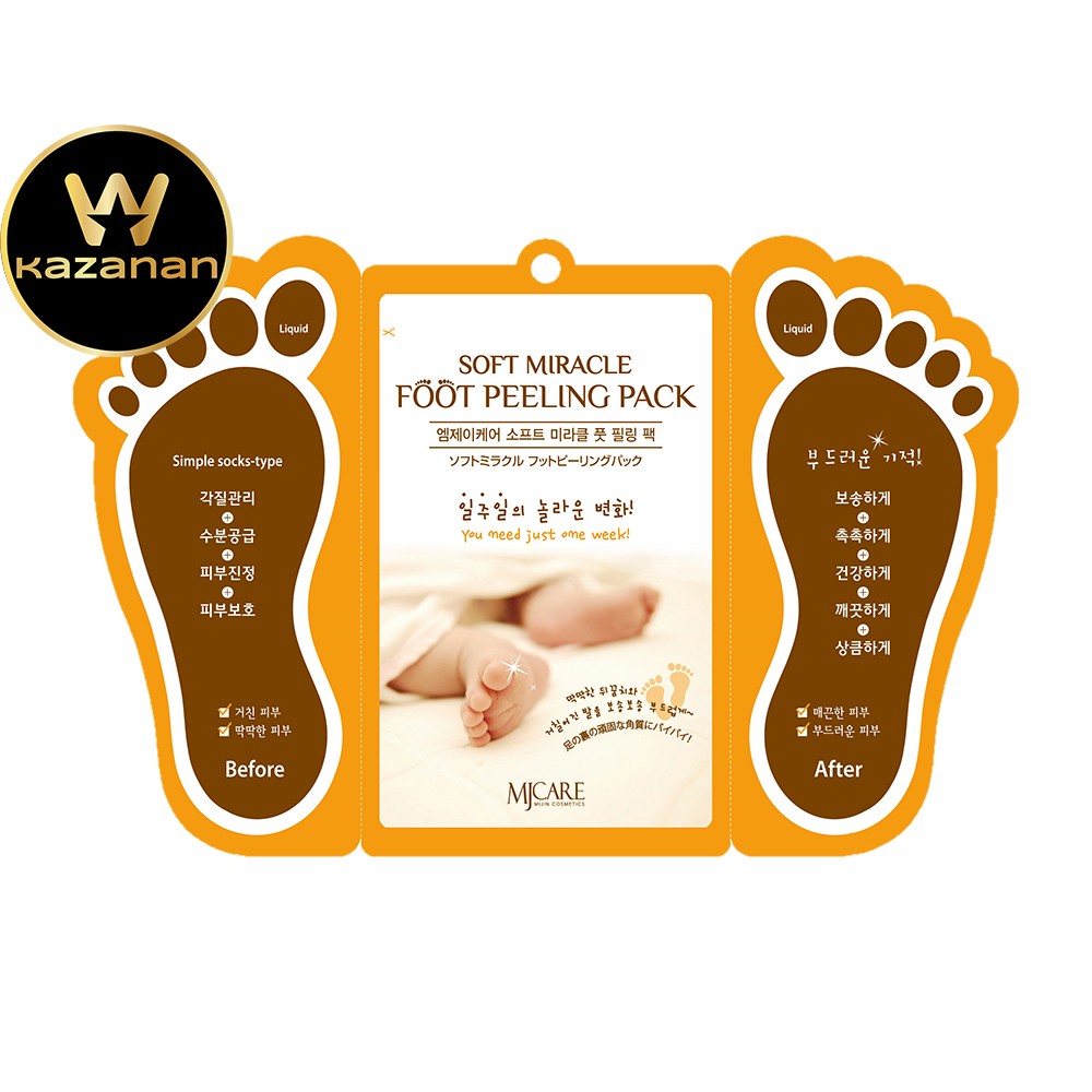 Mjcare Soft Miracle Foot Peeling Pack