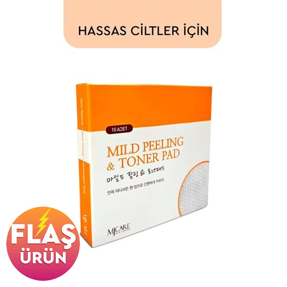 Mjcare Mild Peeling Pad 10'lu Kutu