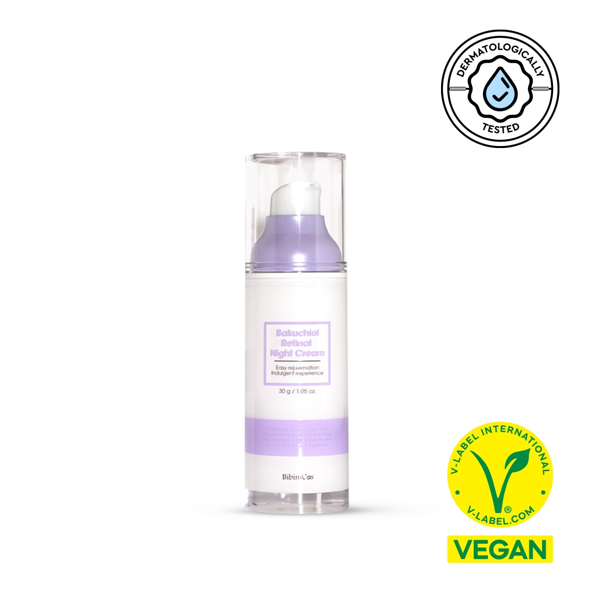 Bibimcos Bakuchiol-Retinal Night Cream 30gr
