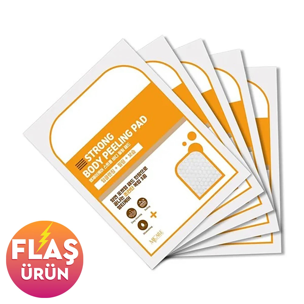 Mjcare Strong Body Peeling Pad 5'li - Vücut Peeling Pad