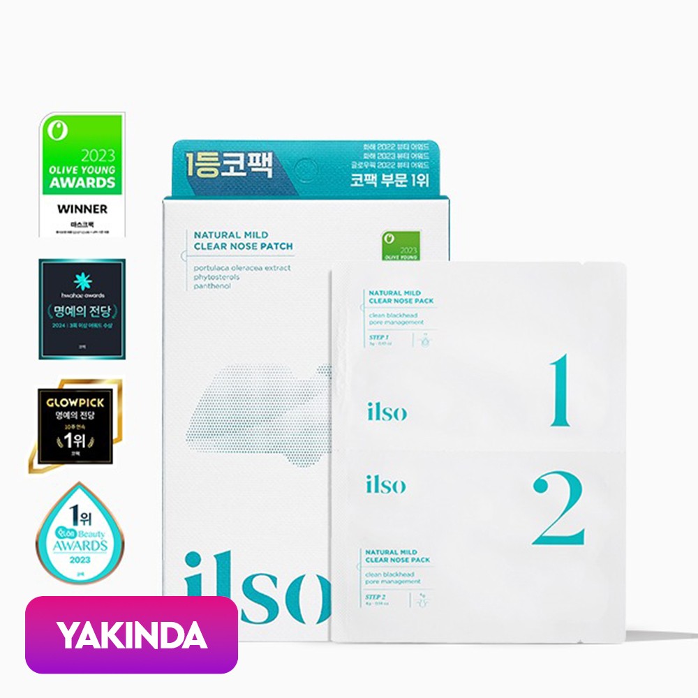 Ilso Natural Mild Clear Nose Patch 2 Step - 2 Aşamalı Burun Maskesi