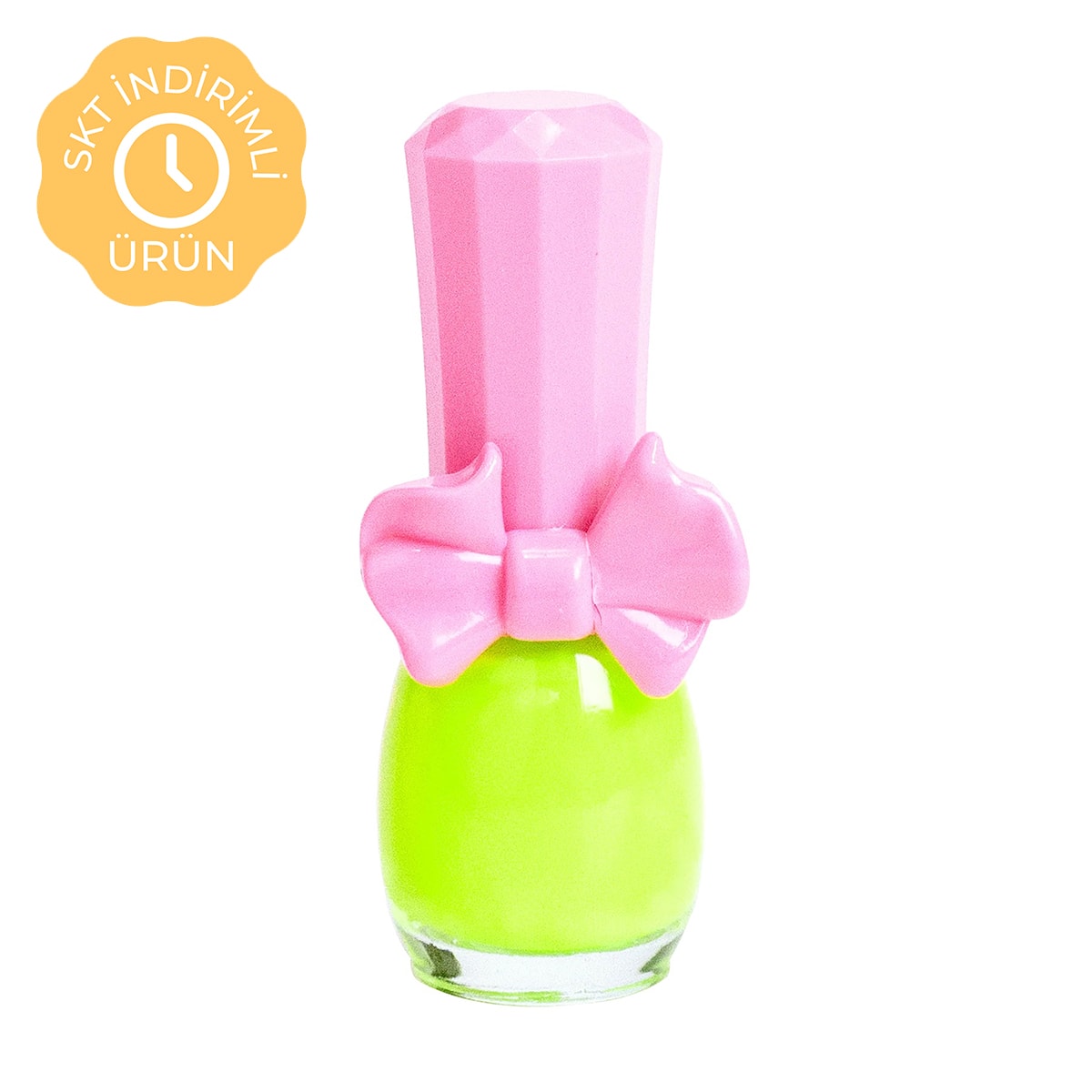 Pinky Cosmetic I'm Pinky Kids Nail Paint Neon Green - Çocuklar İçin Soyulabilir Oje